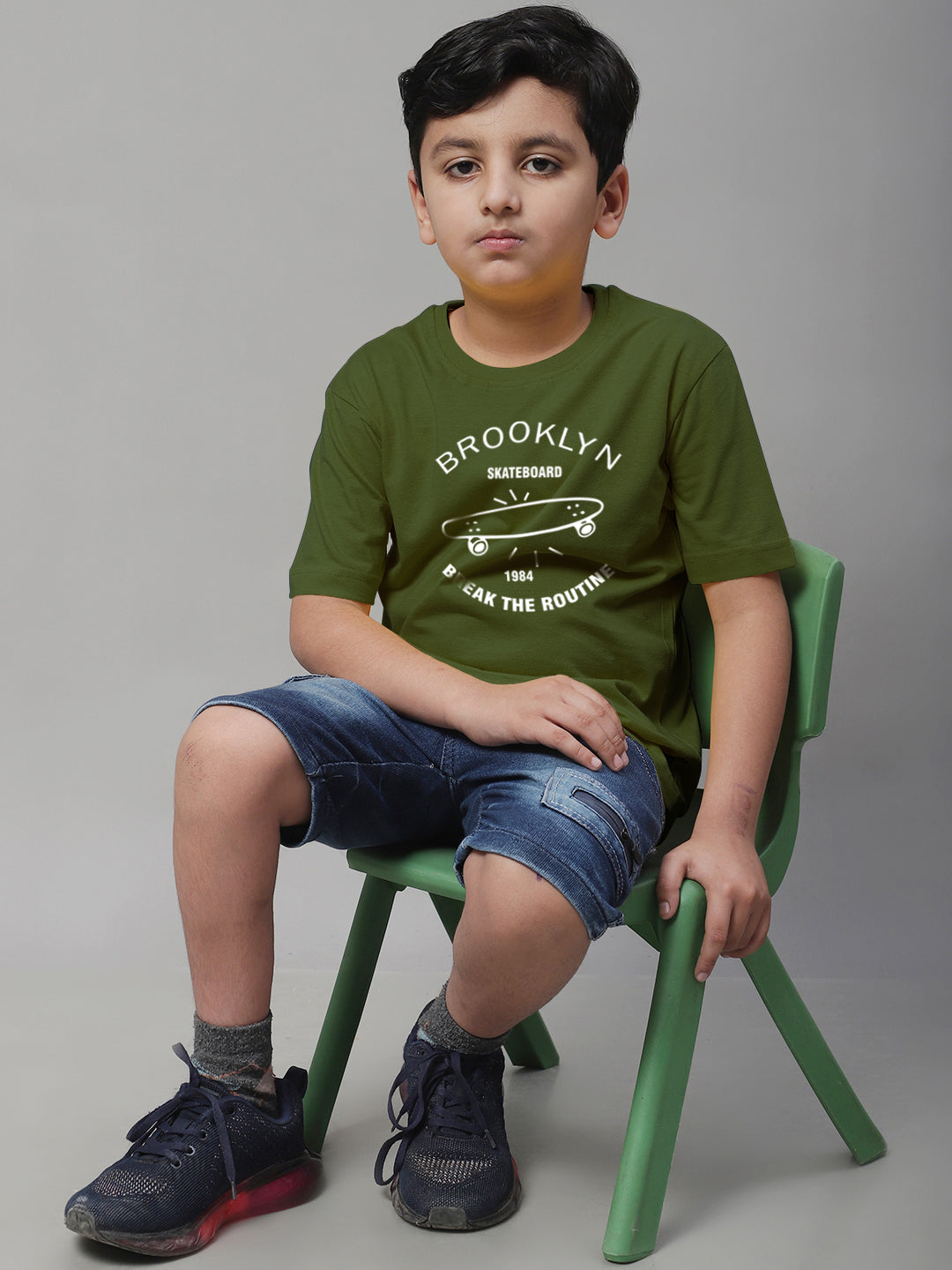 Boys Brooklyn Regular Fit Printed T-Shirt - Friskers