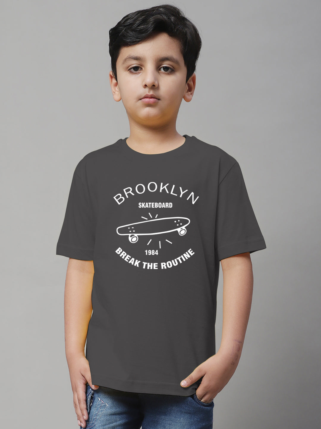 Boys Brooklyn Regular Fit Printed T-Shirt - Friskers