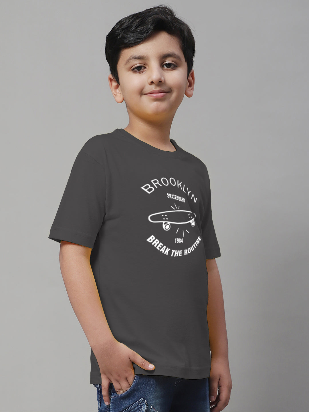 Boys Brooklyn Regular Fit Printed T-Shirt - Friskers