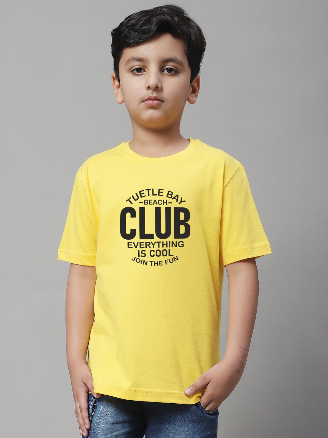 Boys Club Regular Fit Printed T-Shirt - Friskers