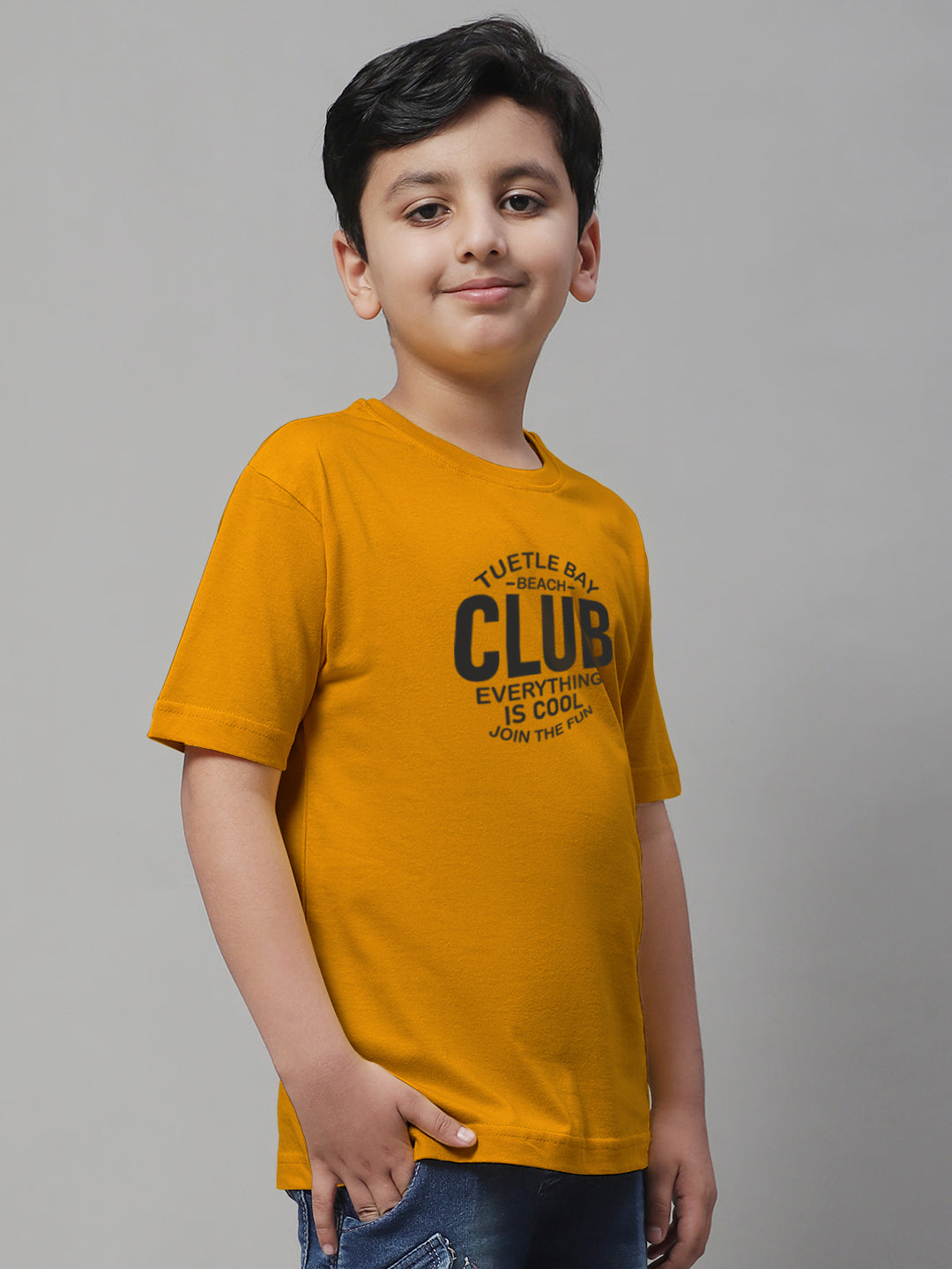 Boys Club Regular Fit Printed T-Shirt - Friskers