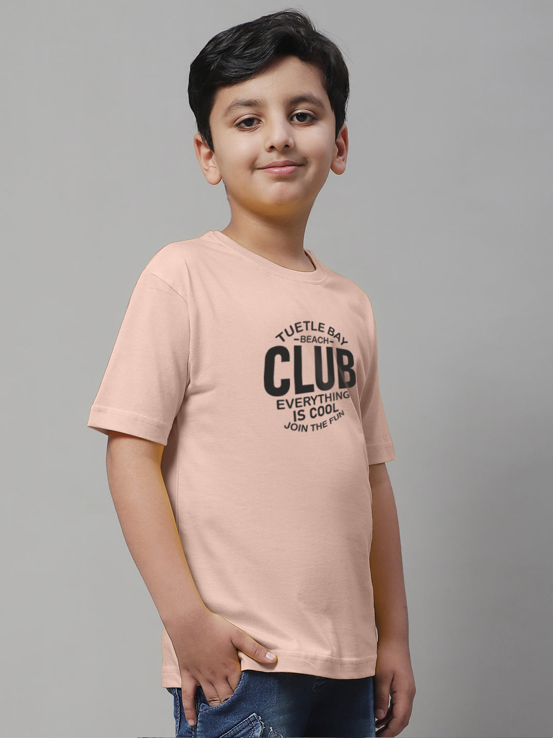 Boys Club Regular Fit Printed T-Shirt - Friskers