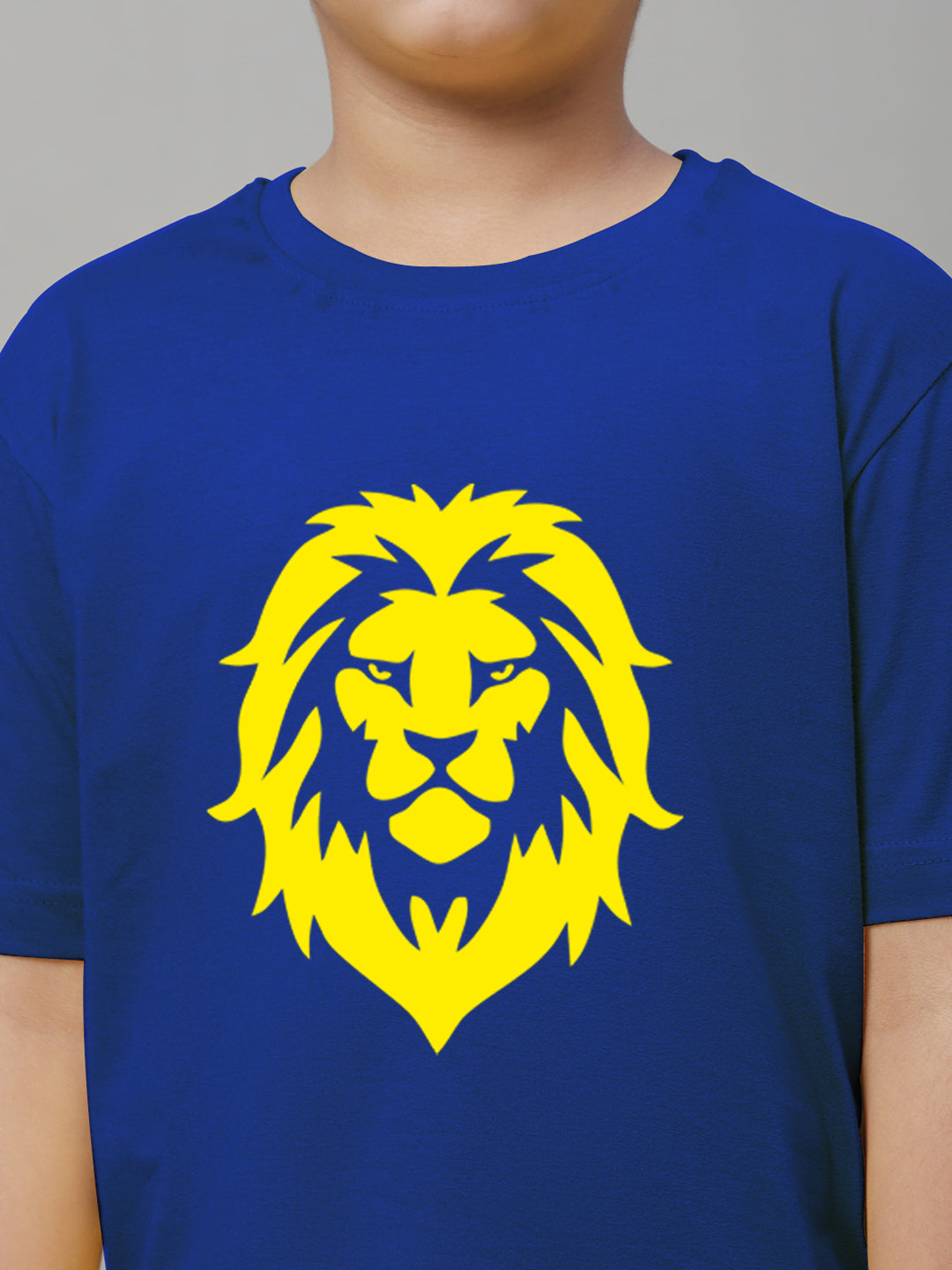 Boys Lion Regular Fit Printed T-Shirt - Friskers