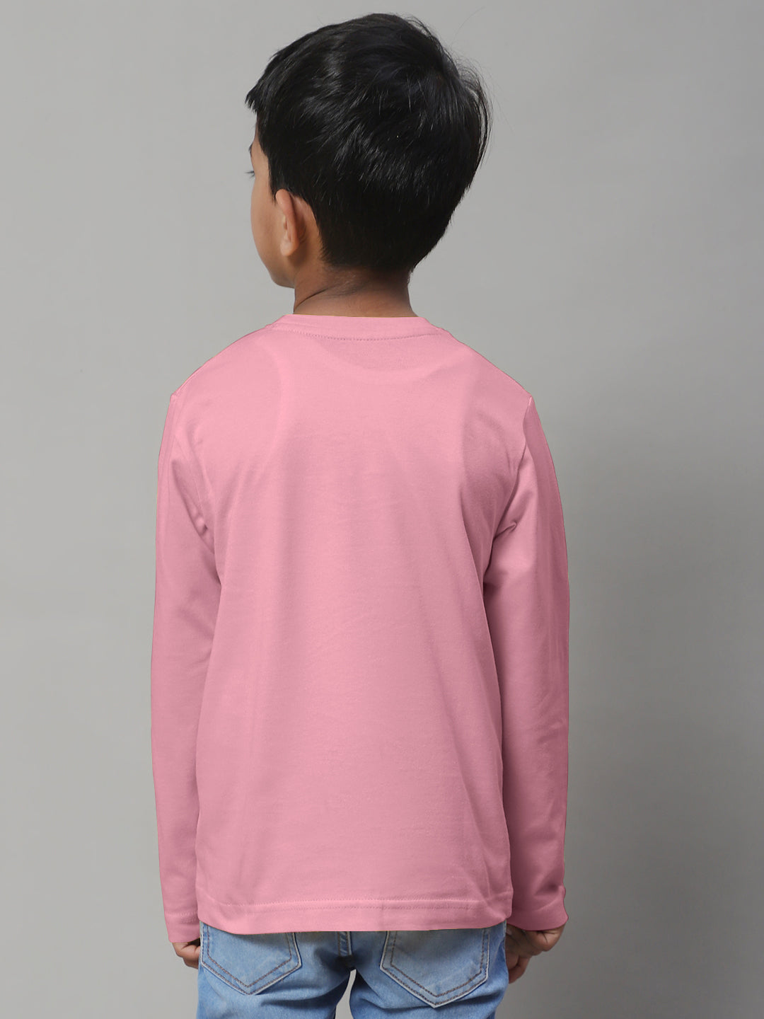 Classic Full Sleeves V-Neck Solid 2-7Y Kids T-Shirt - Friskers