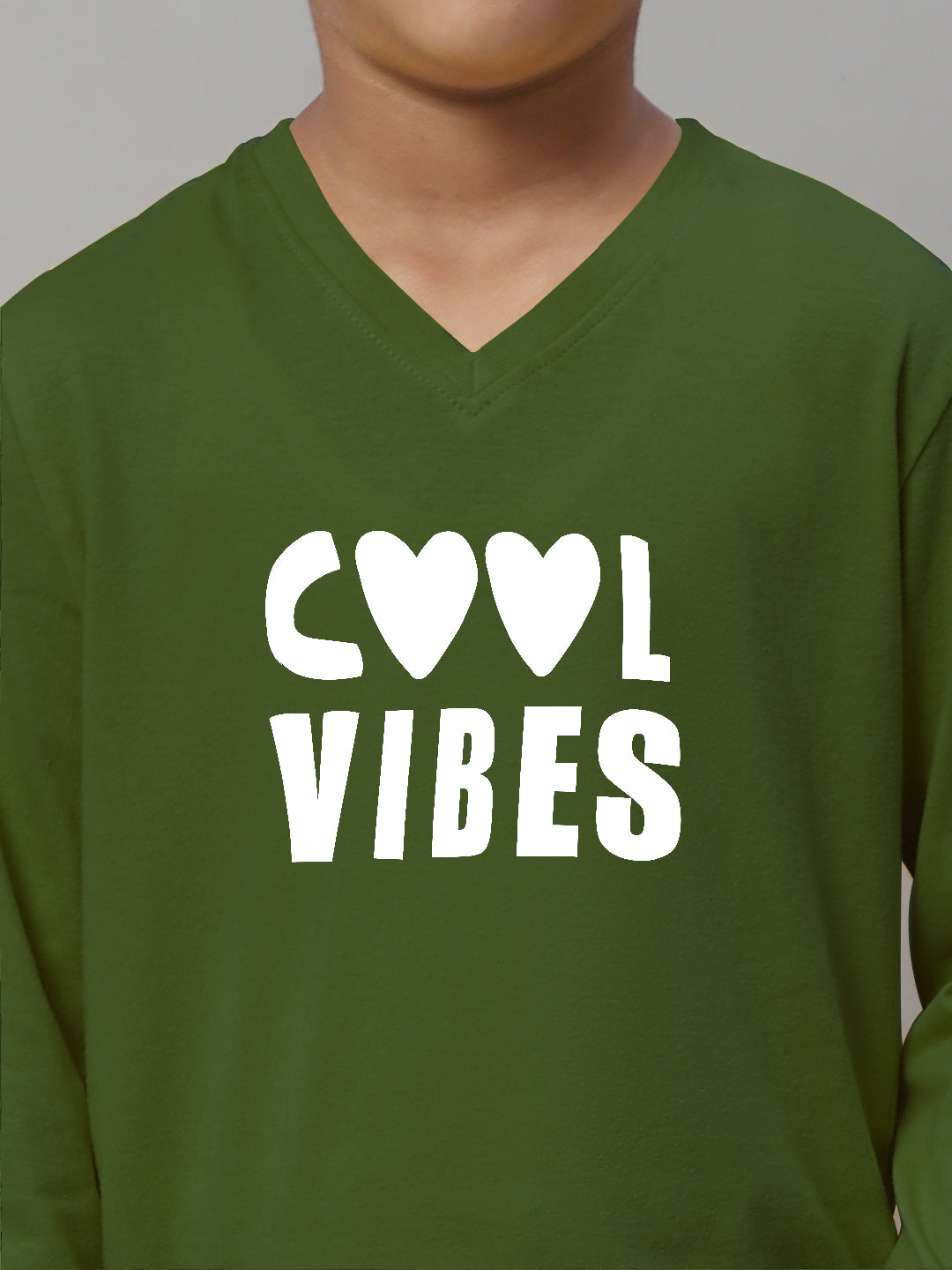 Boys Cool Vibes Full Sleeves Printed T-Shirt - Friskers