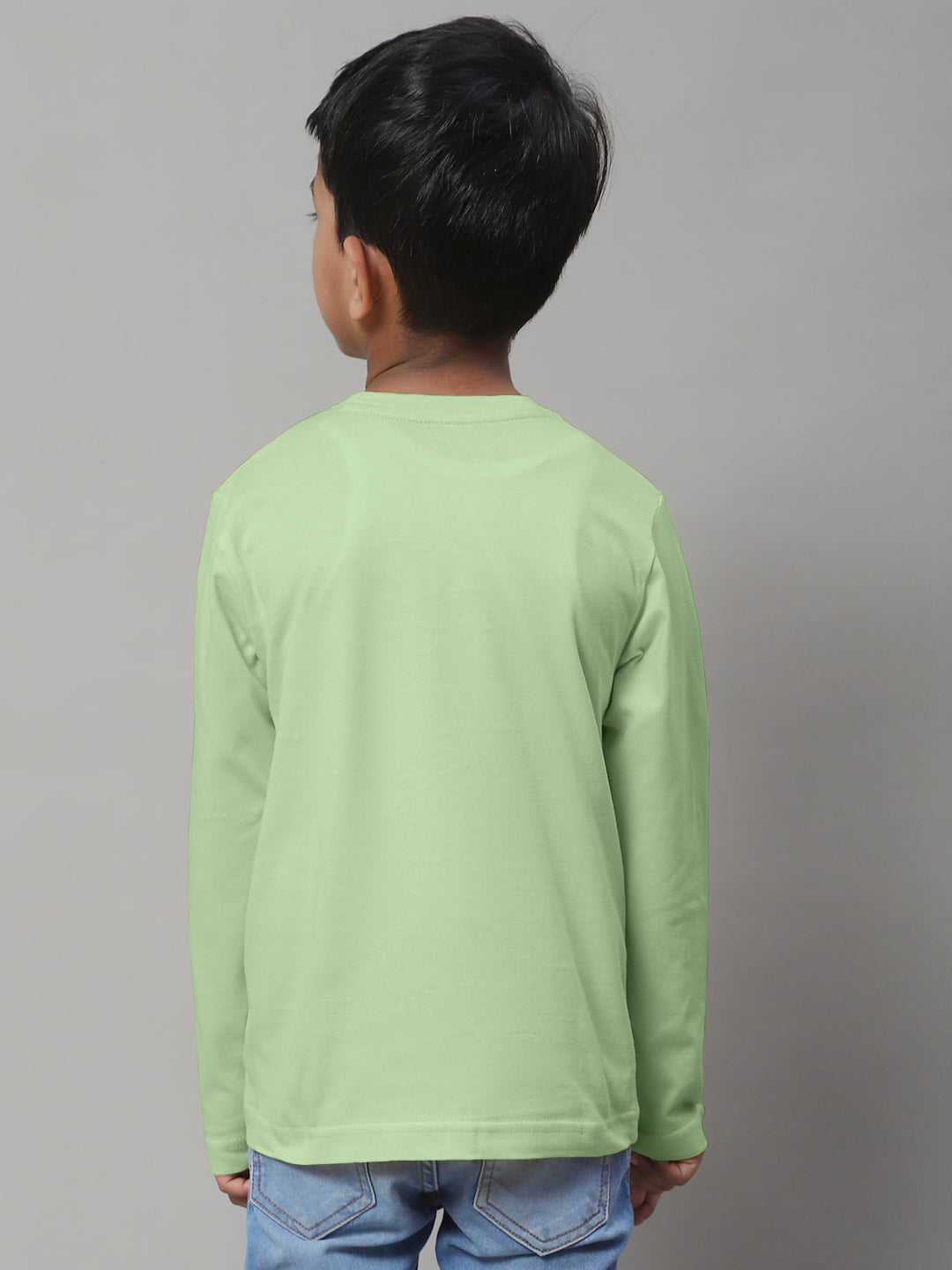 Boys No Yes Full Sleeves Printed T-Shirt - Friskers