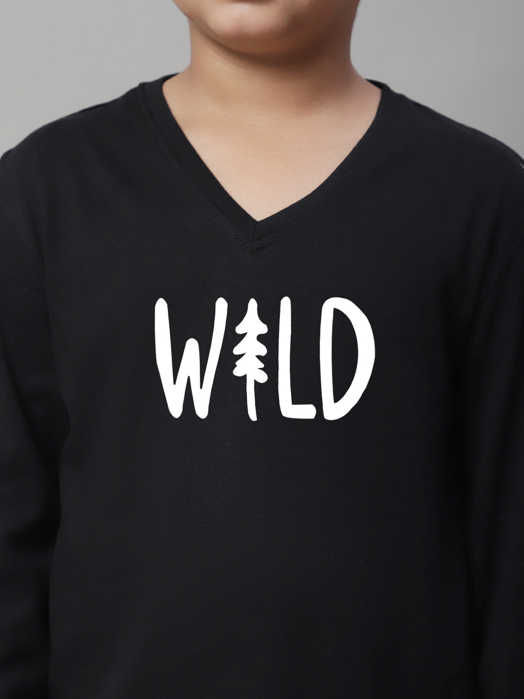 Boys Wild Full Sleeves Printed T-Shirt - Friskers