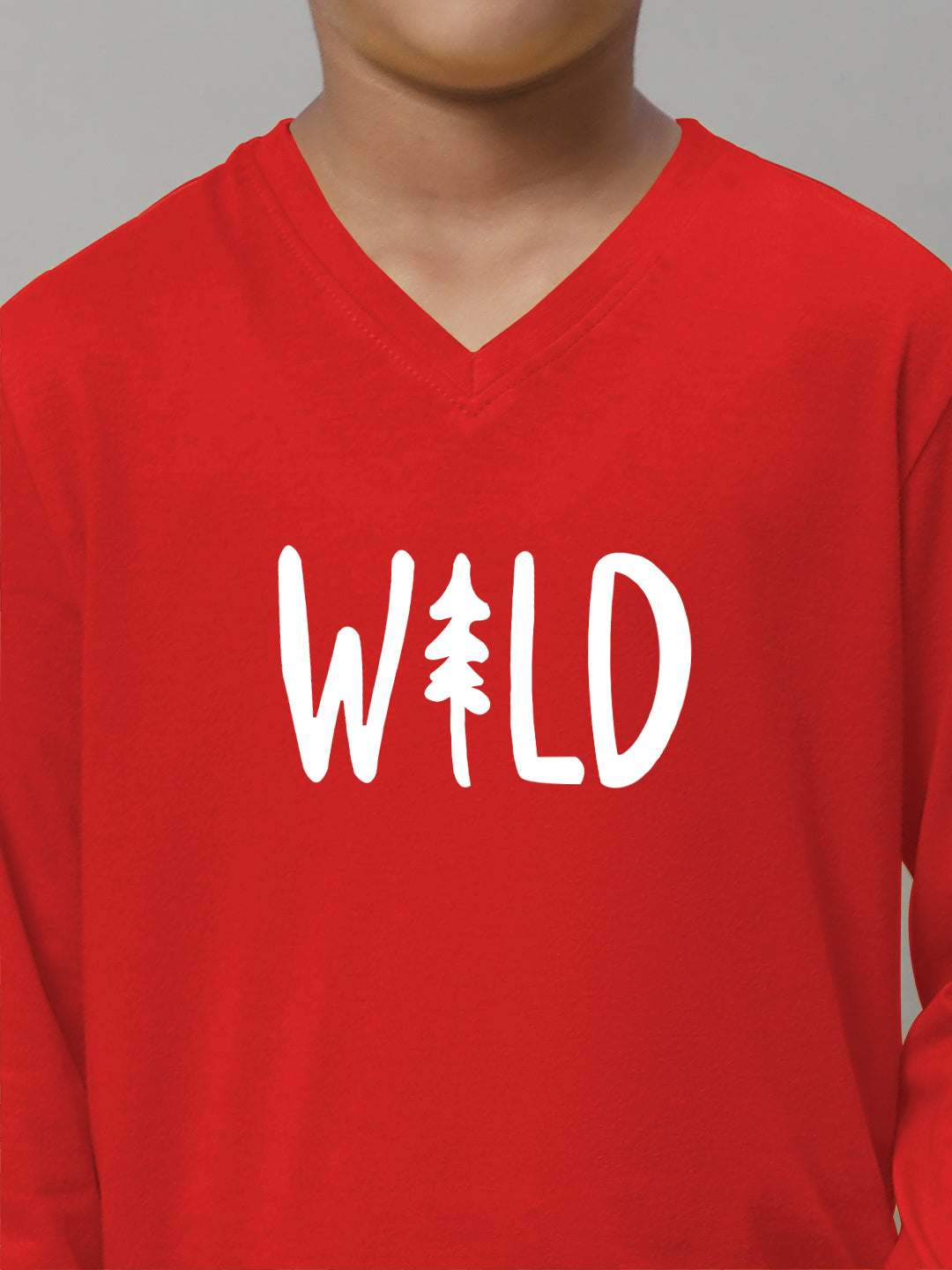 Boys Wild Full Sleeves Printed T-Shirt - Friskers