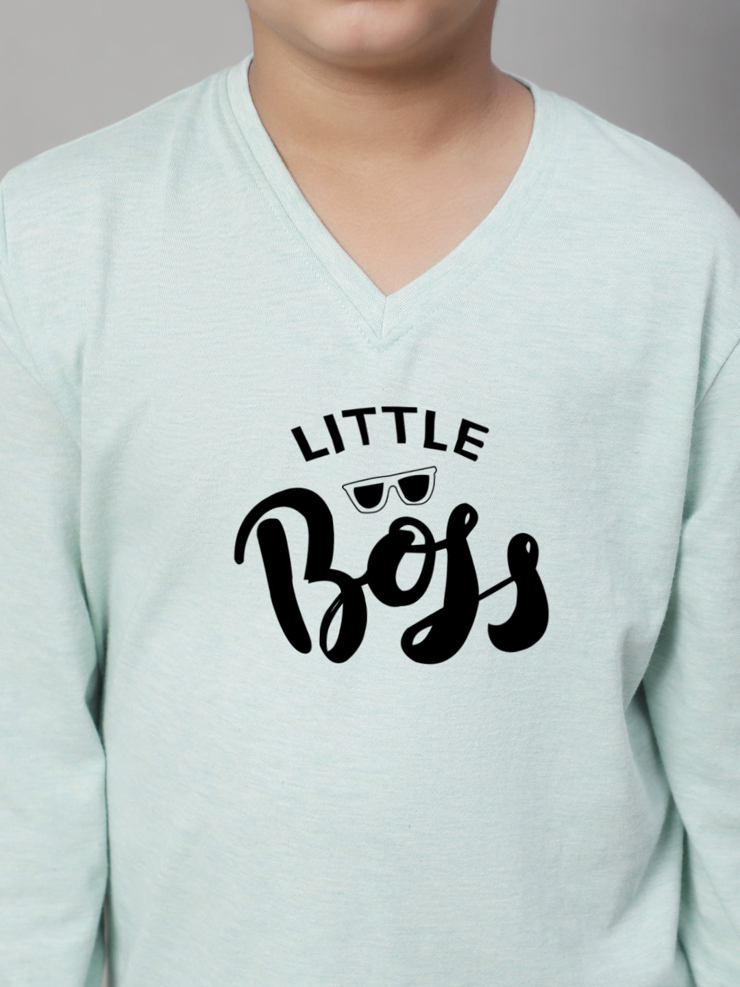 Boys Little Boss Casual Fit Printed T-Shirt - Friskers