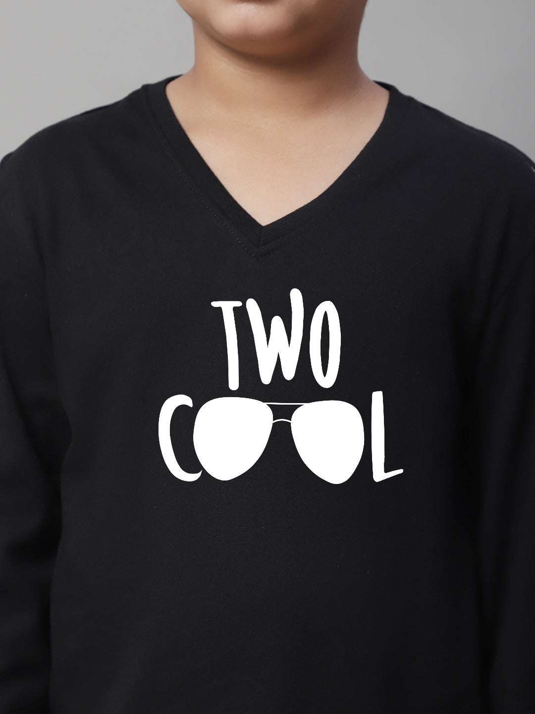 Boys Two Cool Full Sleeves Printed T-Shirt - Friskers
