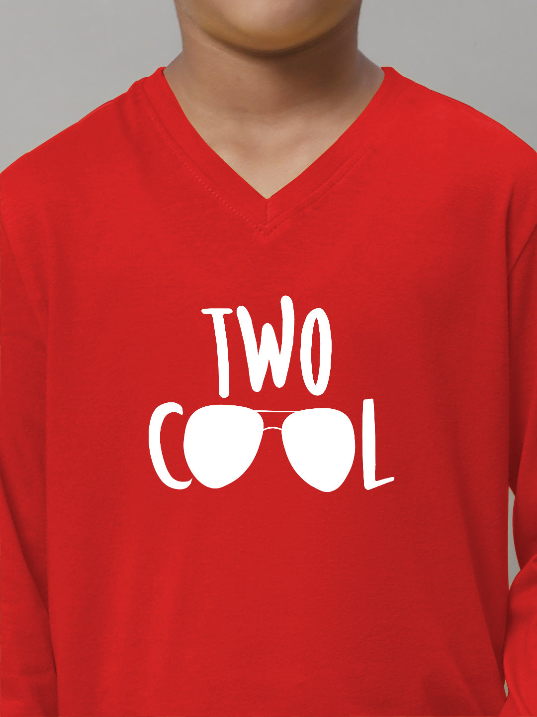 Boys Two Cool Full Sleeves Printed T-Shirt - Friskers