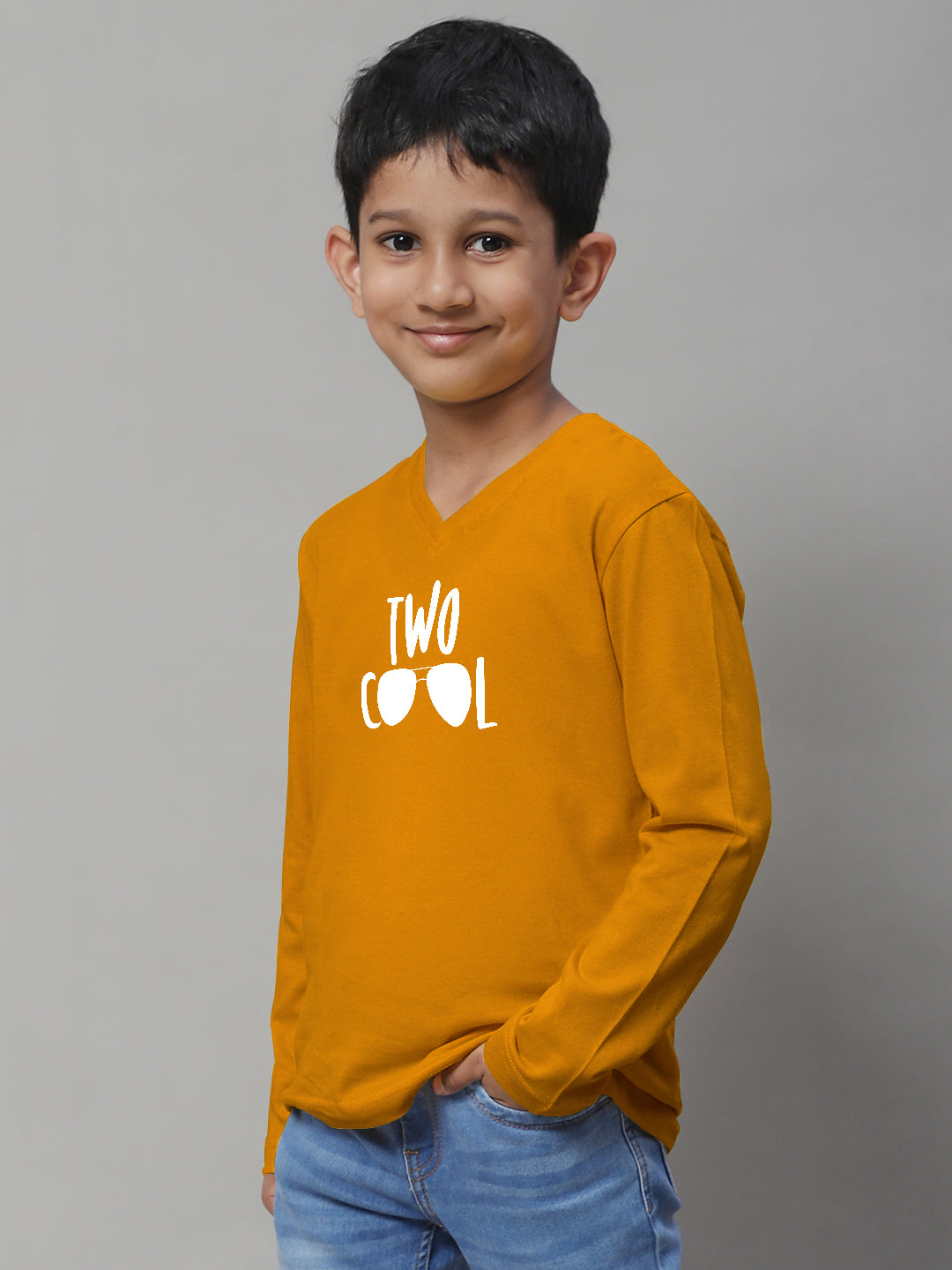 Boys Two Cool Full Sleeves Printed T-Shirt - Friskers