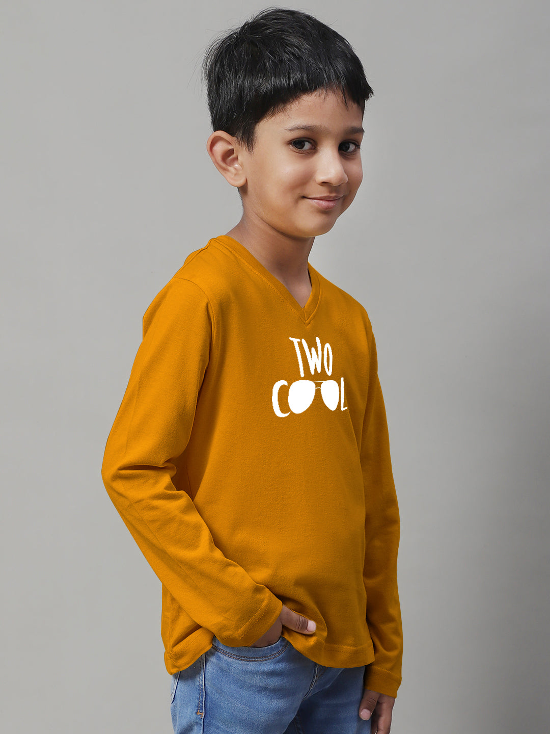 Boys Two Cool Full Sleeves Printed T-Shirt - Friskers