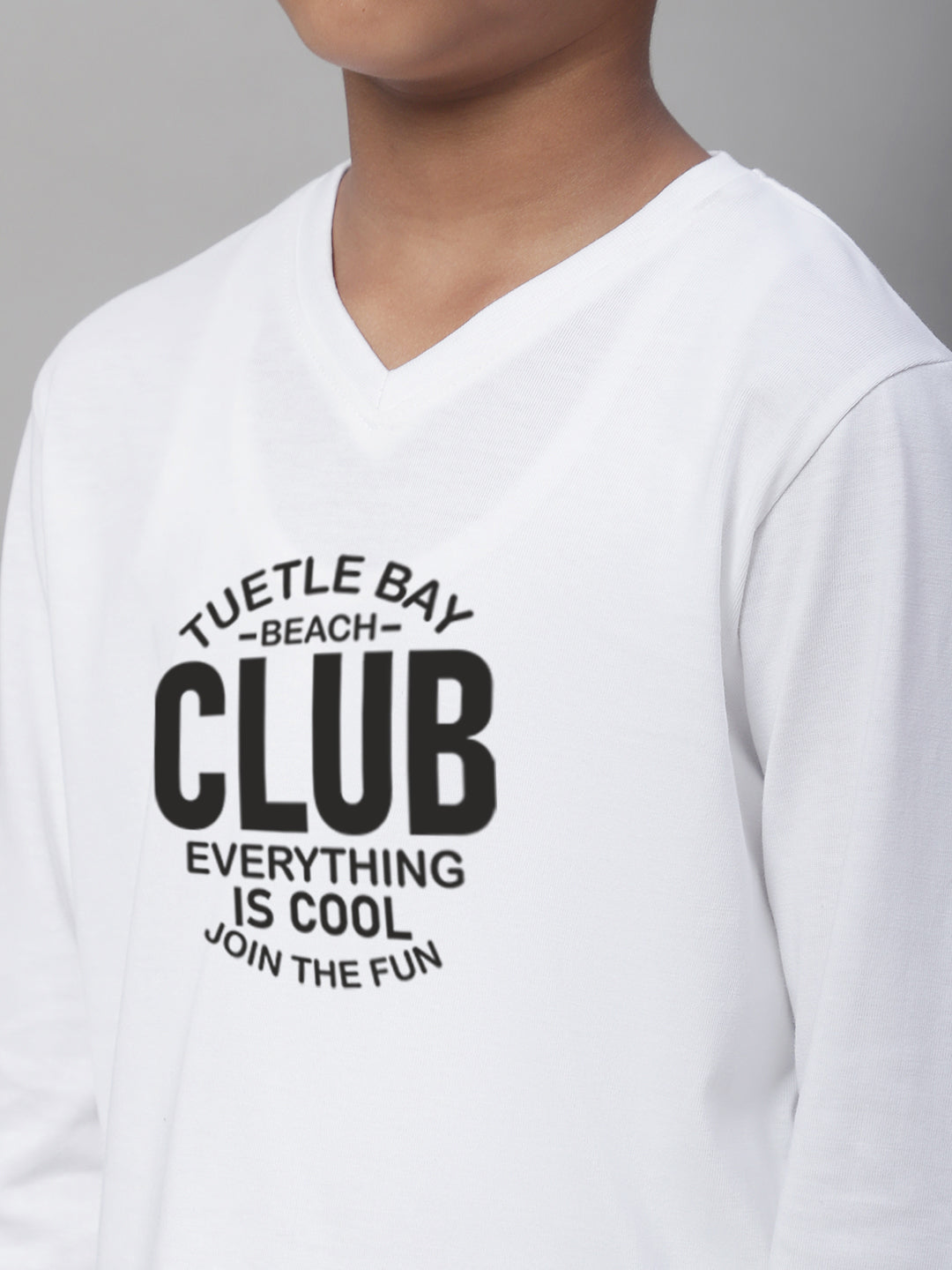 Boys Club Full Sleeves Printed T-Shirt - Friskers