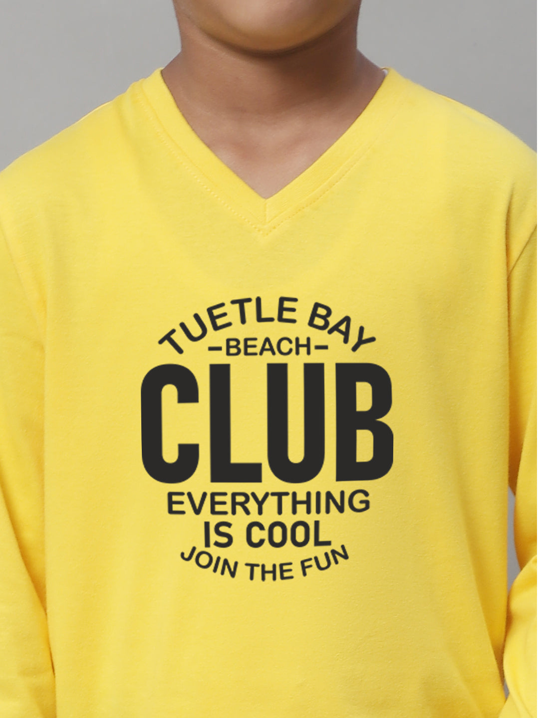 Boys Club Full Sleeves Printed T-Shirt - Friskers