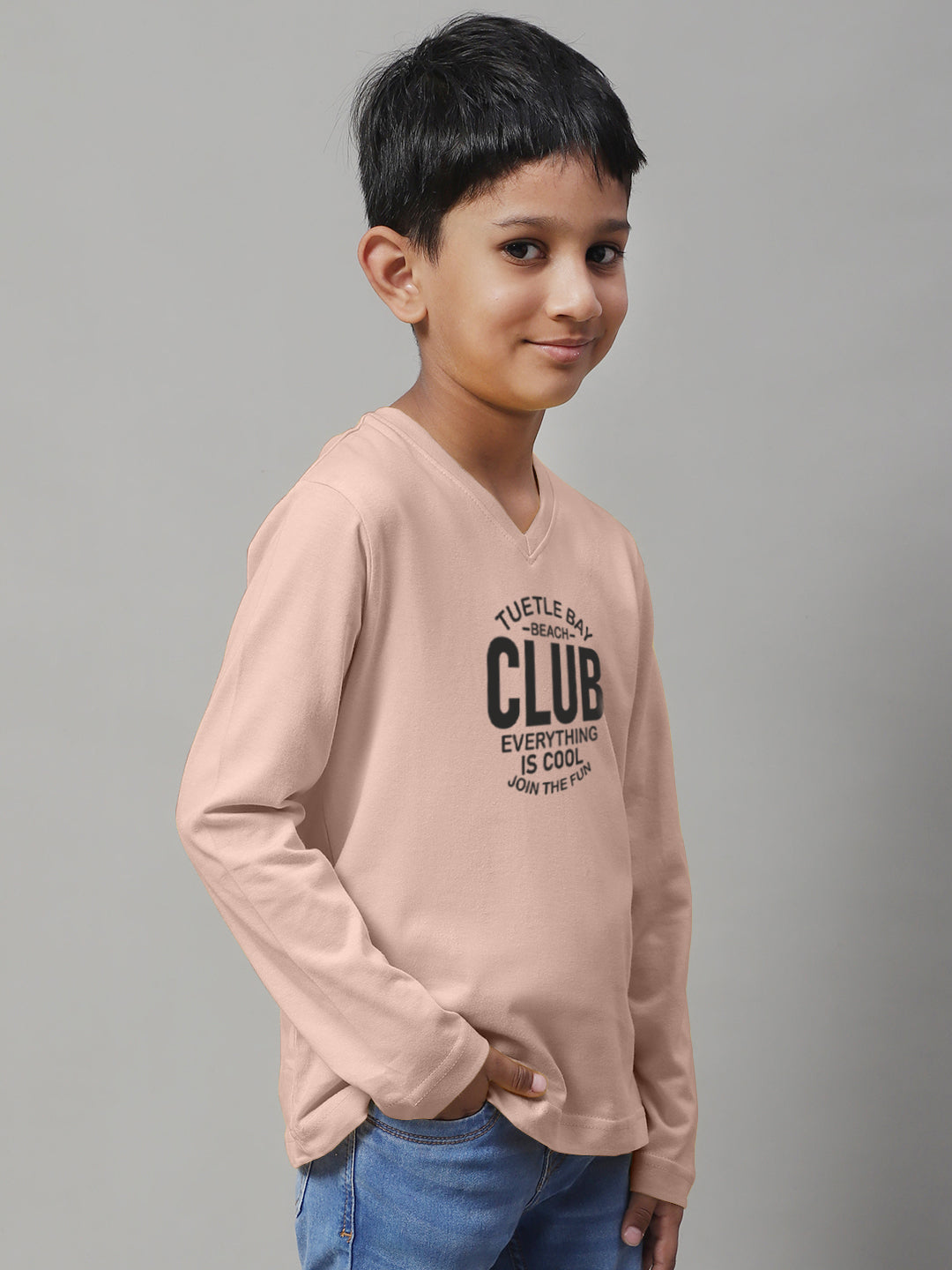 Boys Club Full Sleeves Printed T-Shirt - Friskers
