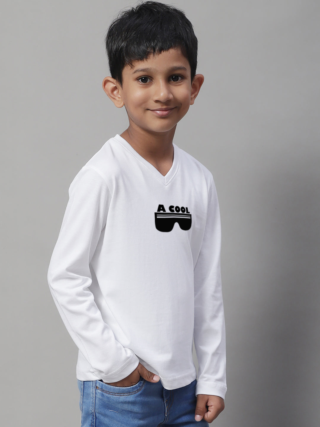 Boys Cool Full Sleeves Printed T-Shirt - Friskers
