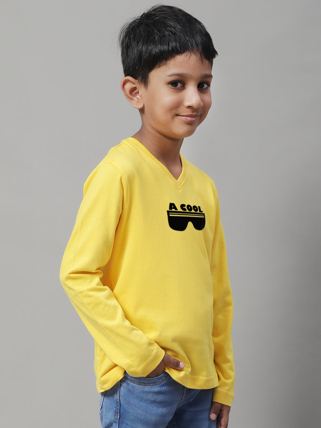Boys Cool Full Sleeves Printed T-Shirt - Friskers
