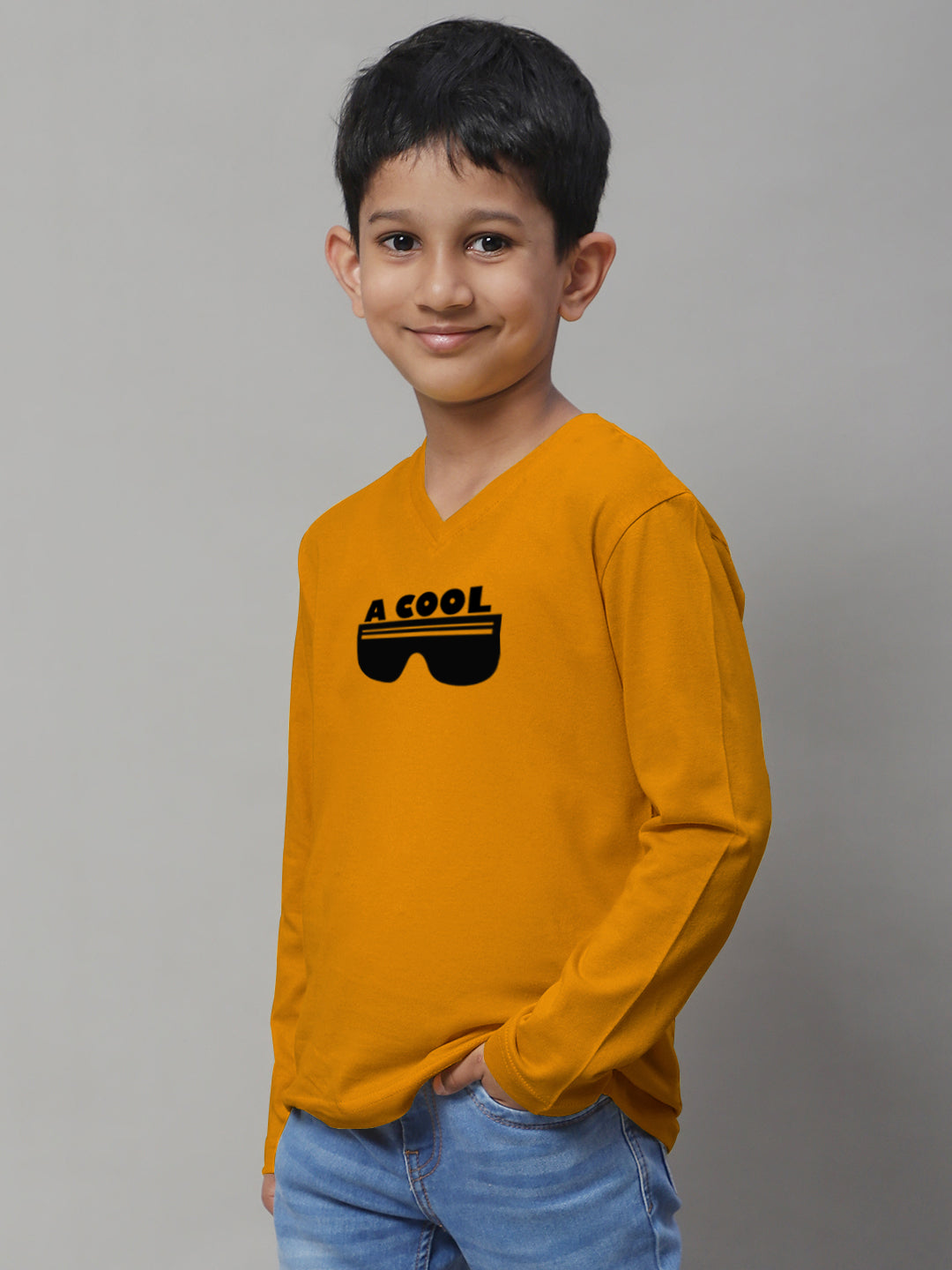 Boys Cool Full Sleeves Printed T-Shirt - Friskers