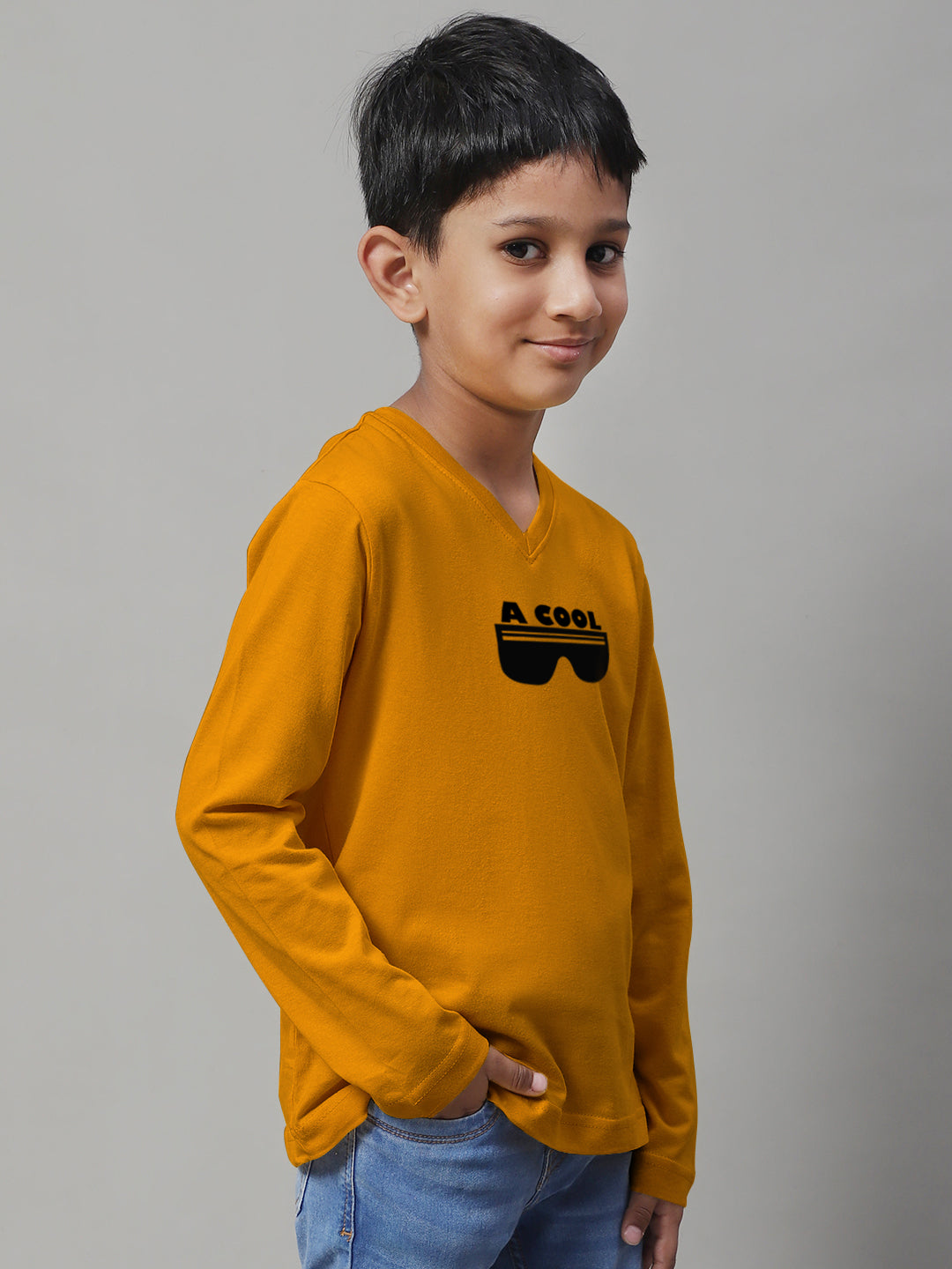 Boys Cool Full Sleeves Printed T-Shirt - Friskers