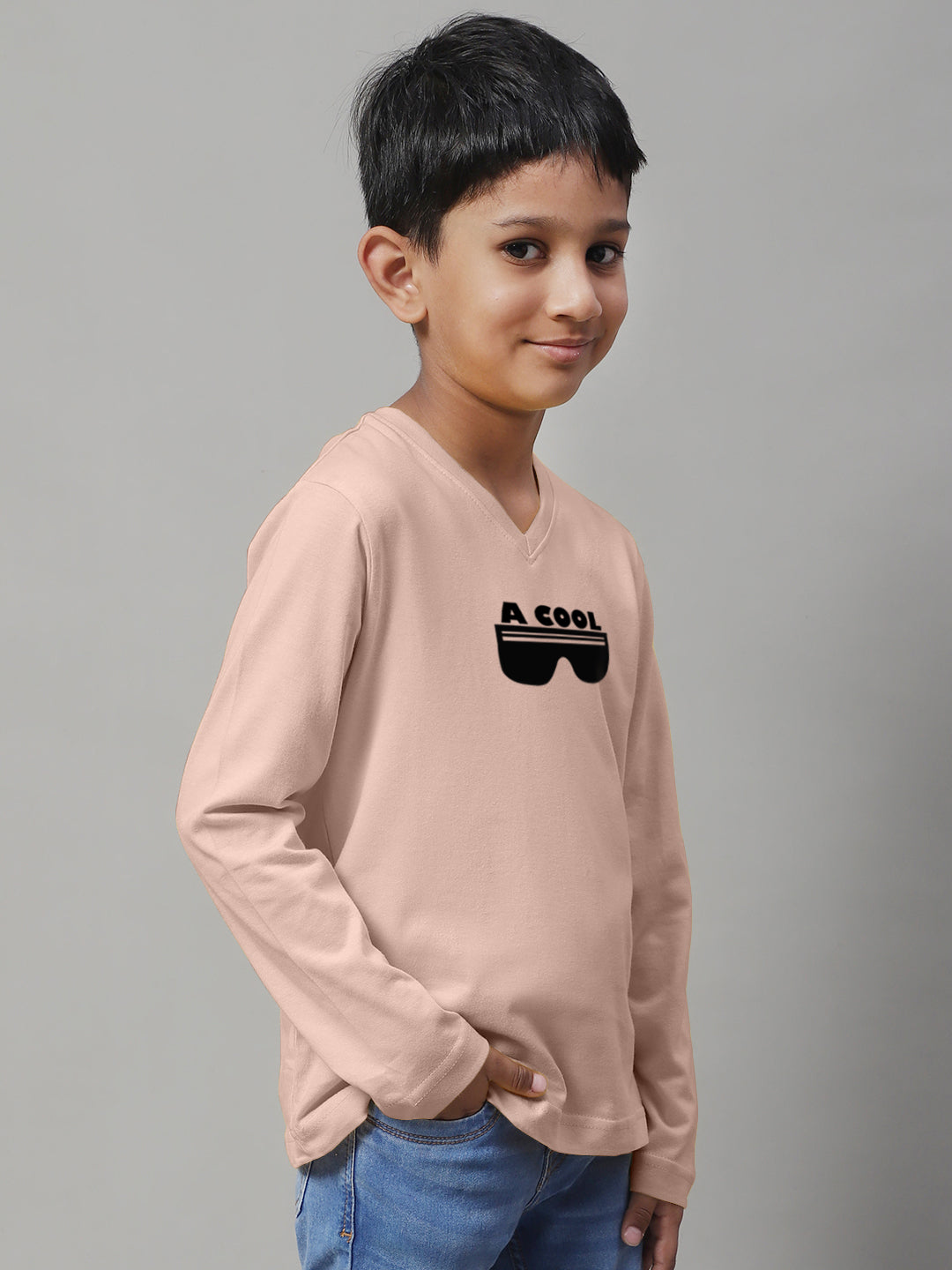 Boys Cool Full Sleeves Printed T-Shirt - Friskers