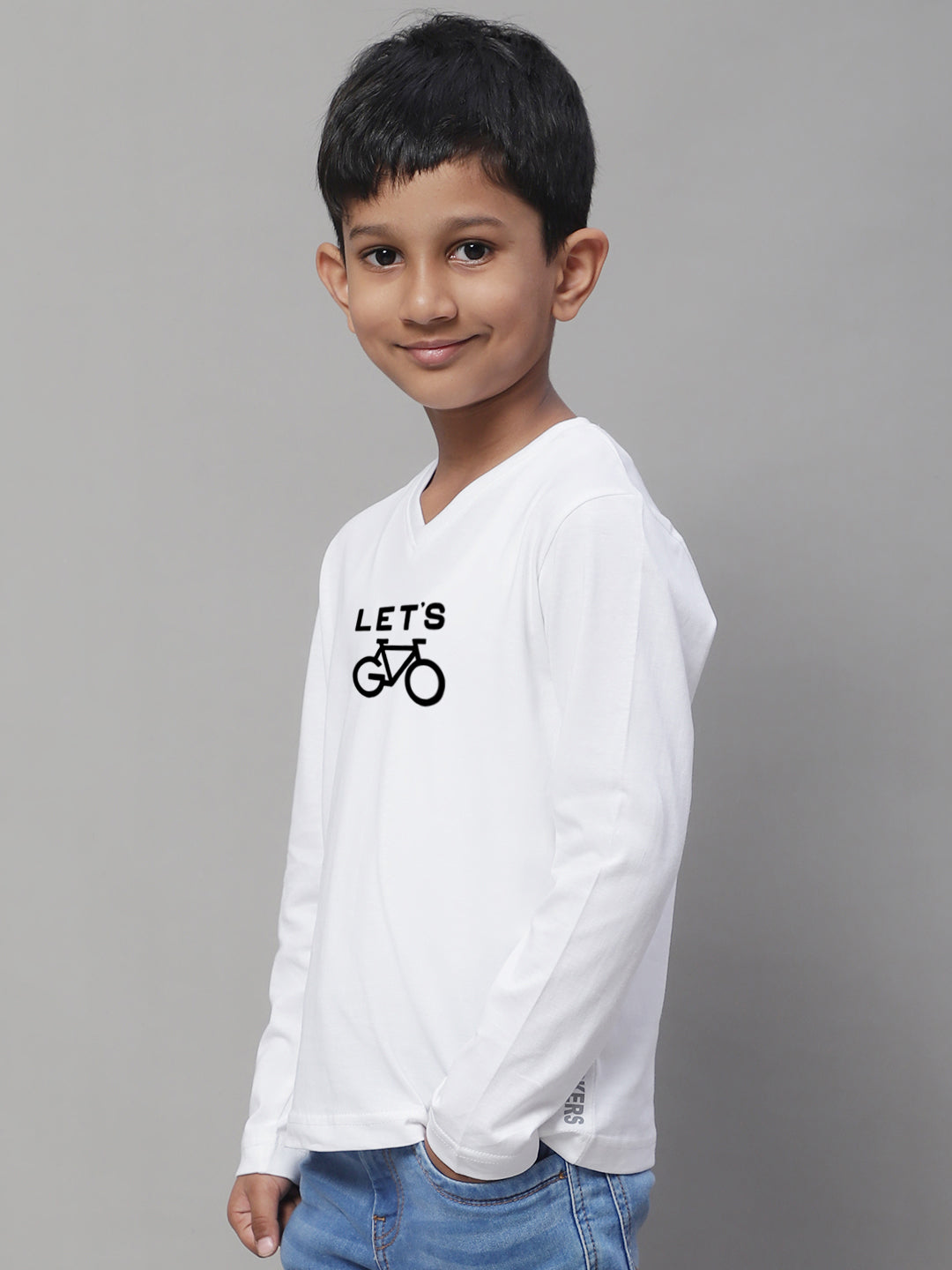 Boys Lets Full Sleeves Printed T-Shirt - Friskers