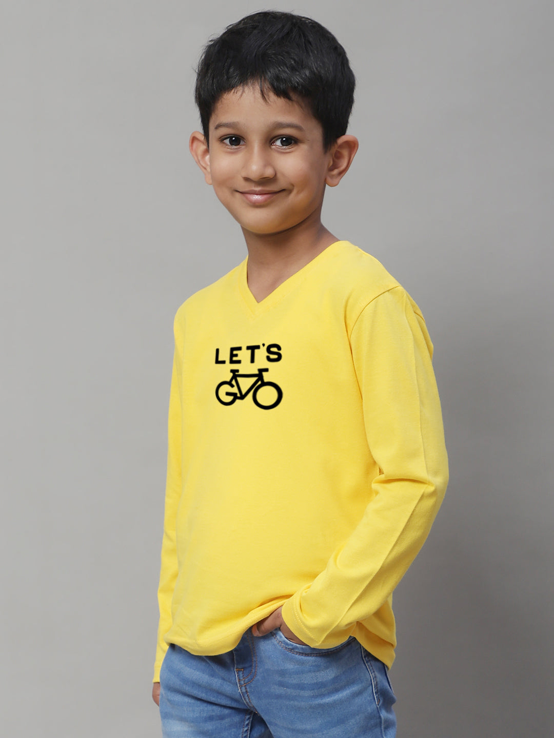 Boys Lets Full Sleeves Printed T-Shirt - Friskers