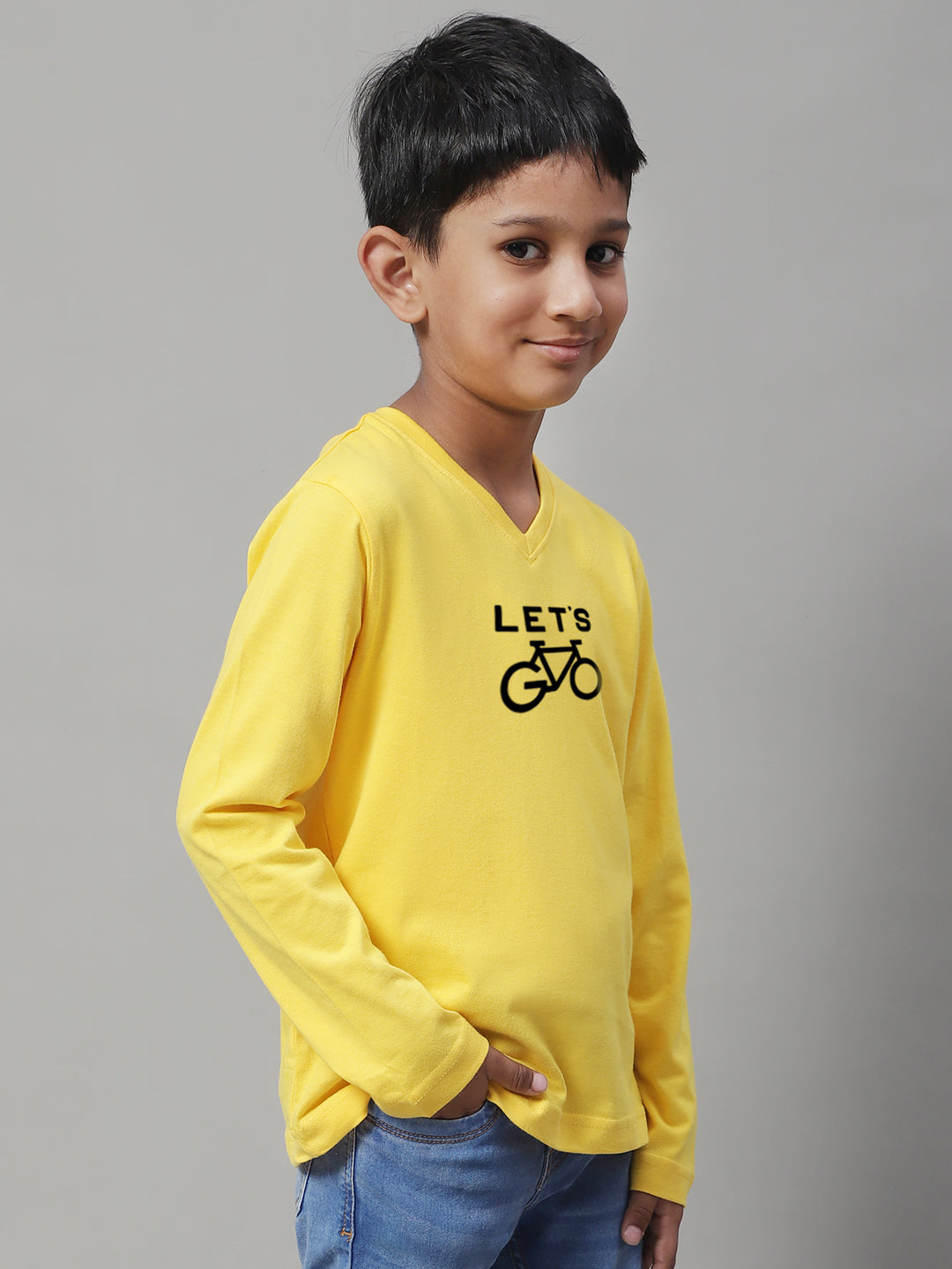 Boys Lets Full Sleeves Printed T-Shirt - Friskers