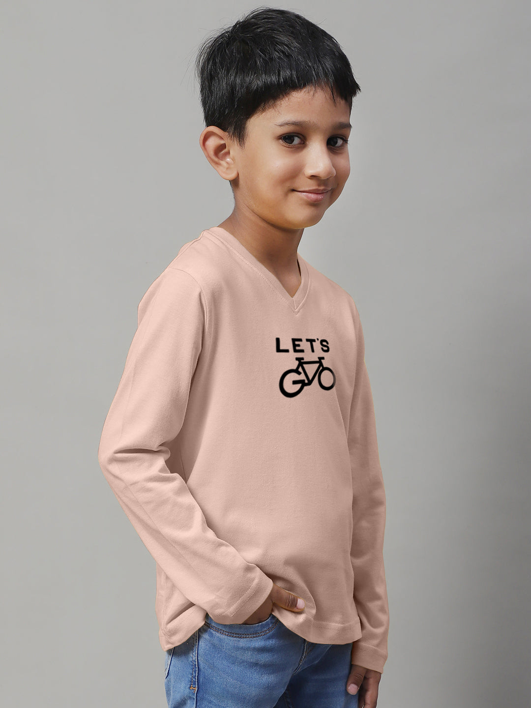 Boys Lets Full Sleeves Printed T-Shirt - Friskers