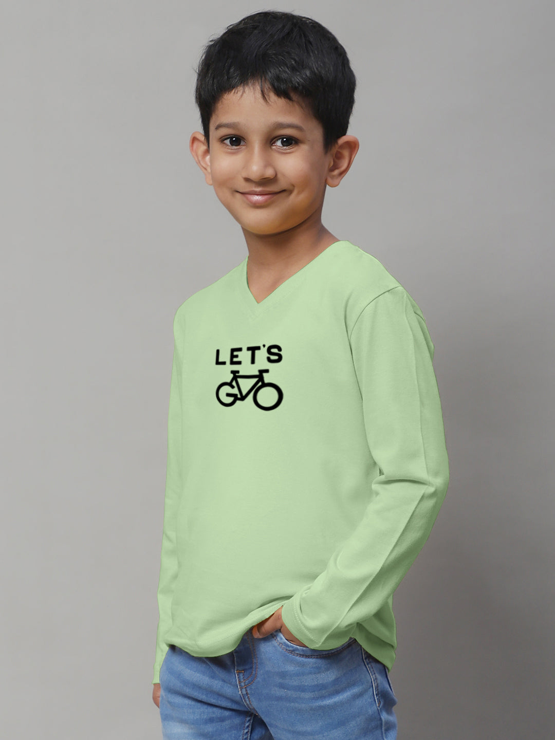 Boys Lets Full Sleeves Printed T-Shirt - Friskers