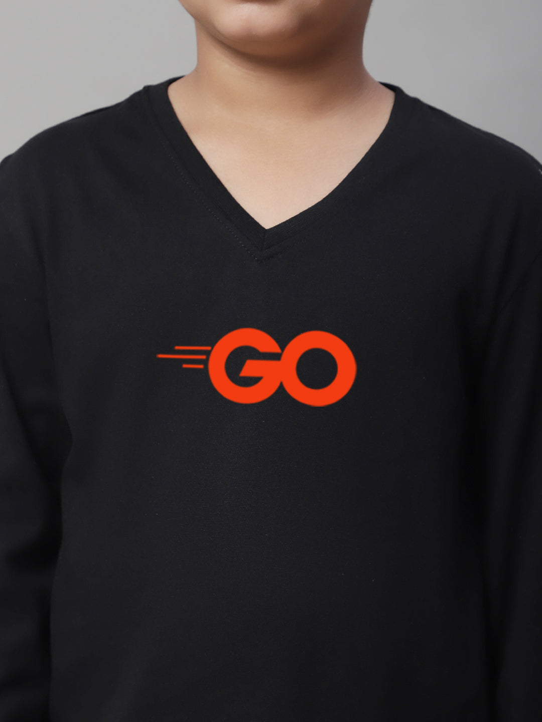 Boys Go Full Sleeves Printed T-Shirt - Friskers