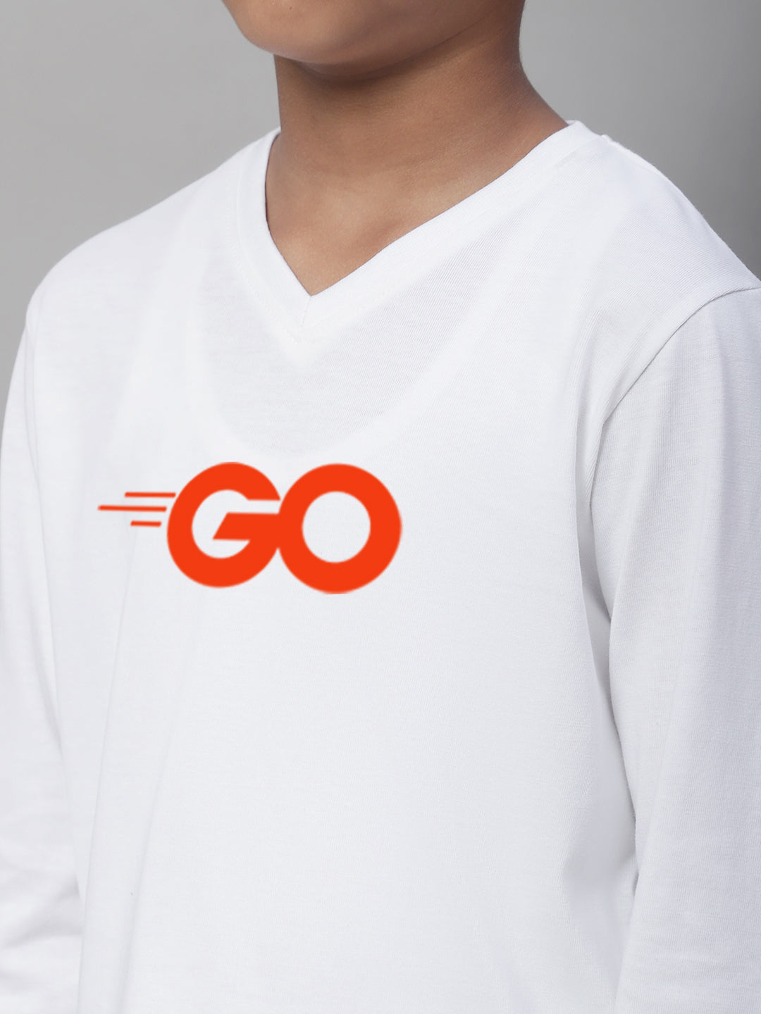 Boys Go Full Sleeves Printed T-Shirt - Friskers