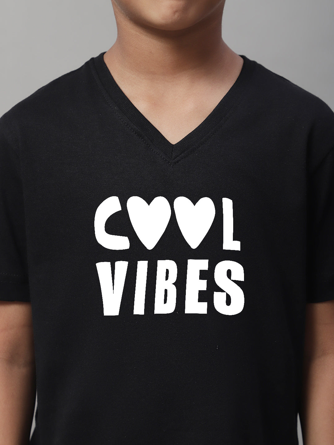 Boys Cool Vibes Half Sleeves Printed T-Shirt - Friskers