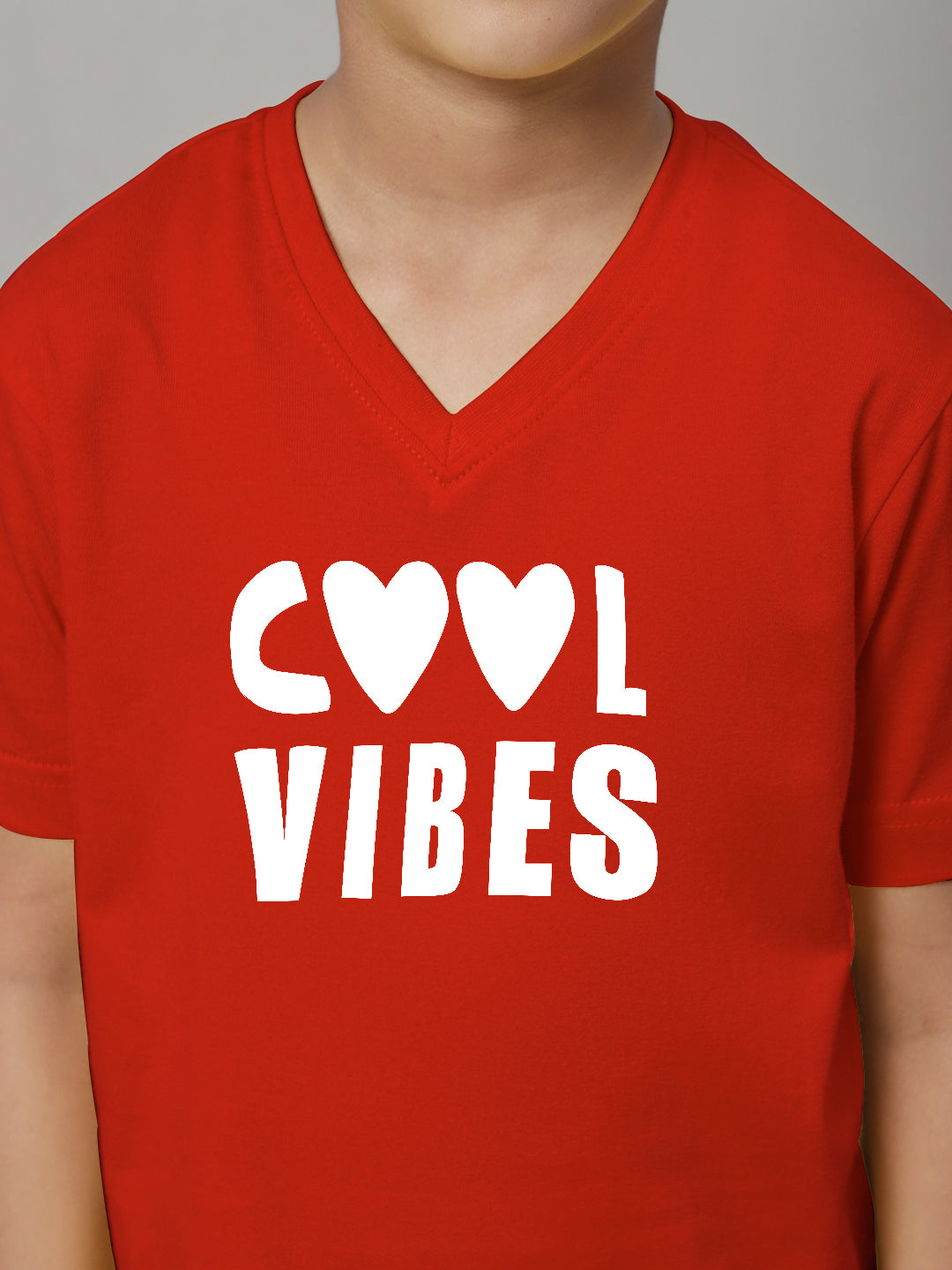 Boys Cool Vibes Half Sleeves Printed T-Shirt - Friskers