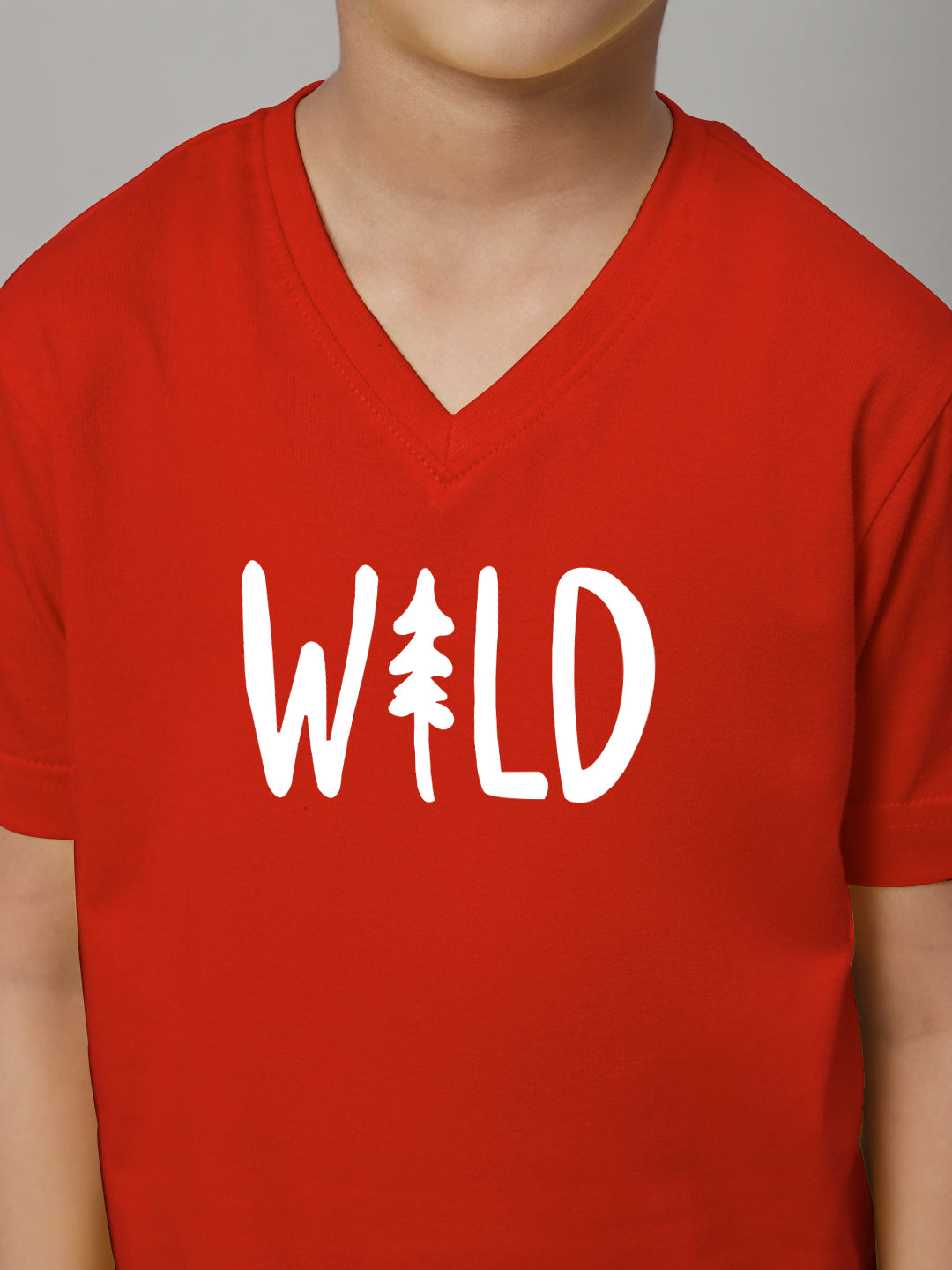 Boys Wild Half Sleeves Printed T-Shirt - Friskers