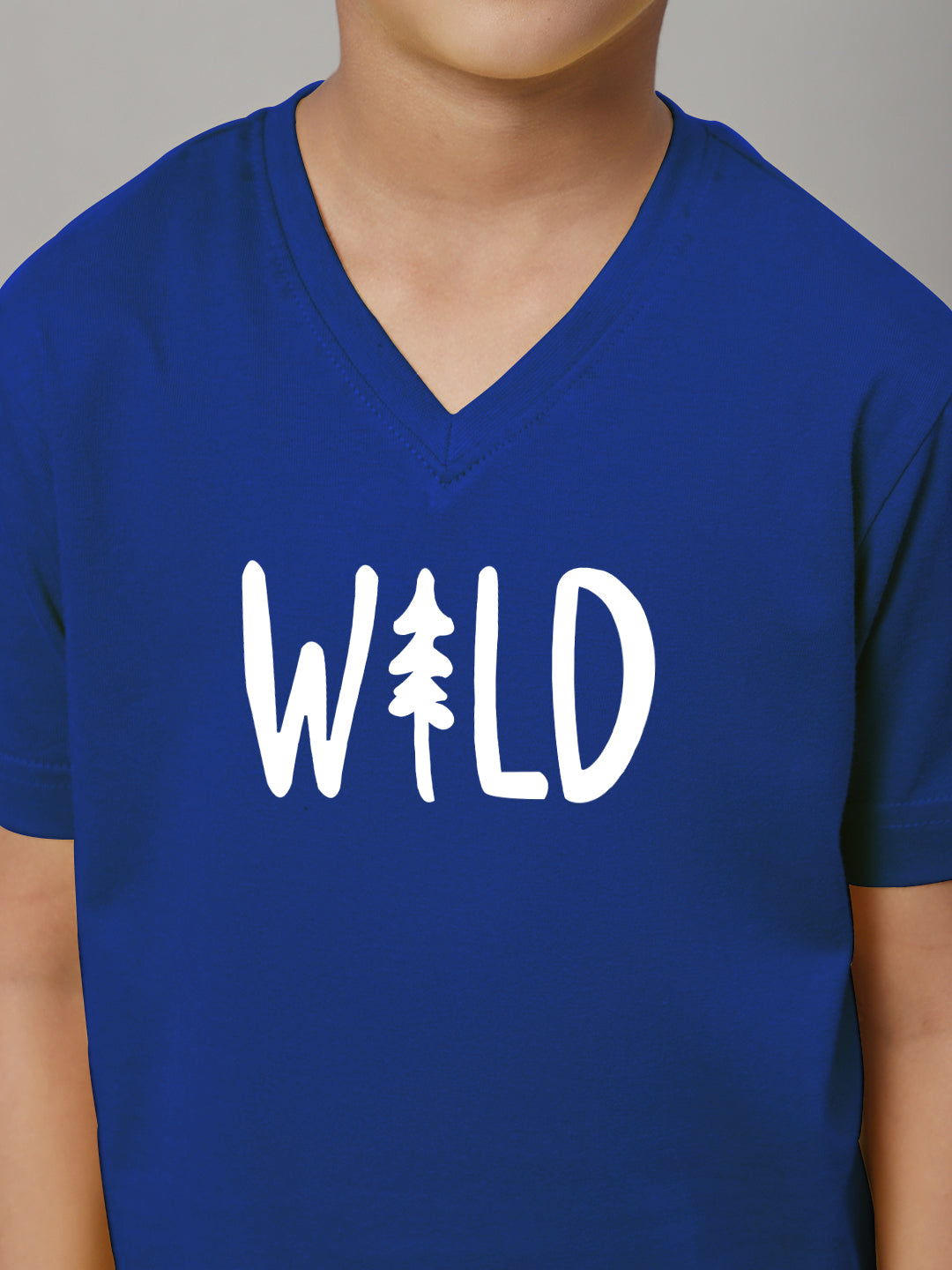 Boys Wild Half Sleeves Printed T-Shirt - Friskers
