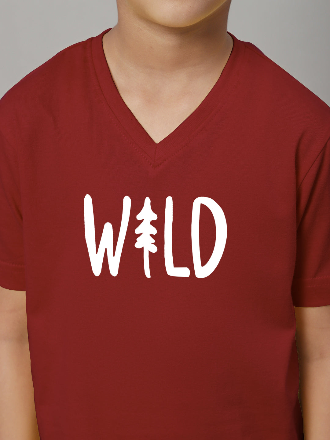 Boys Wild Half Sleeves Printed T-Shirt - Friskers