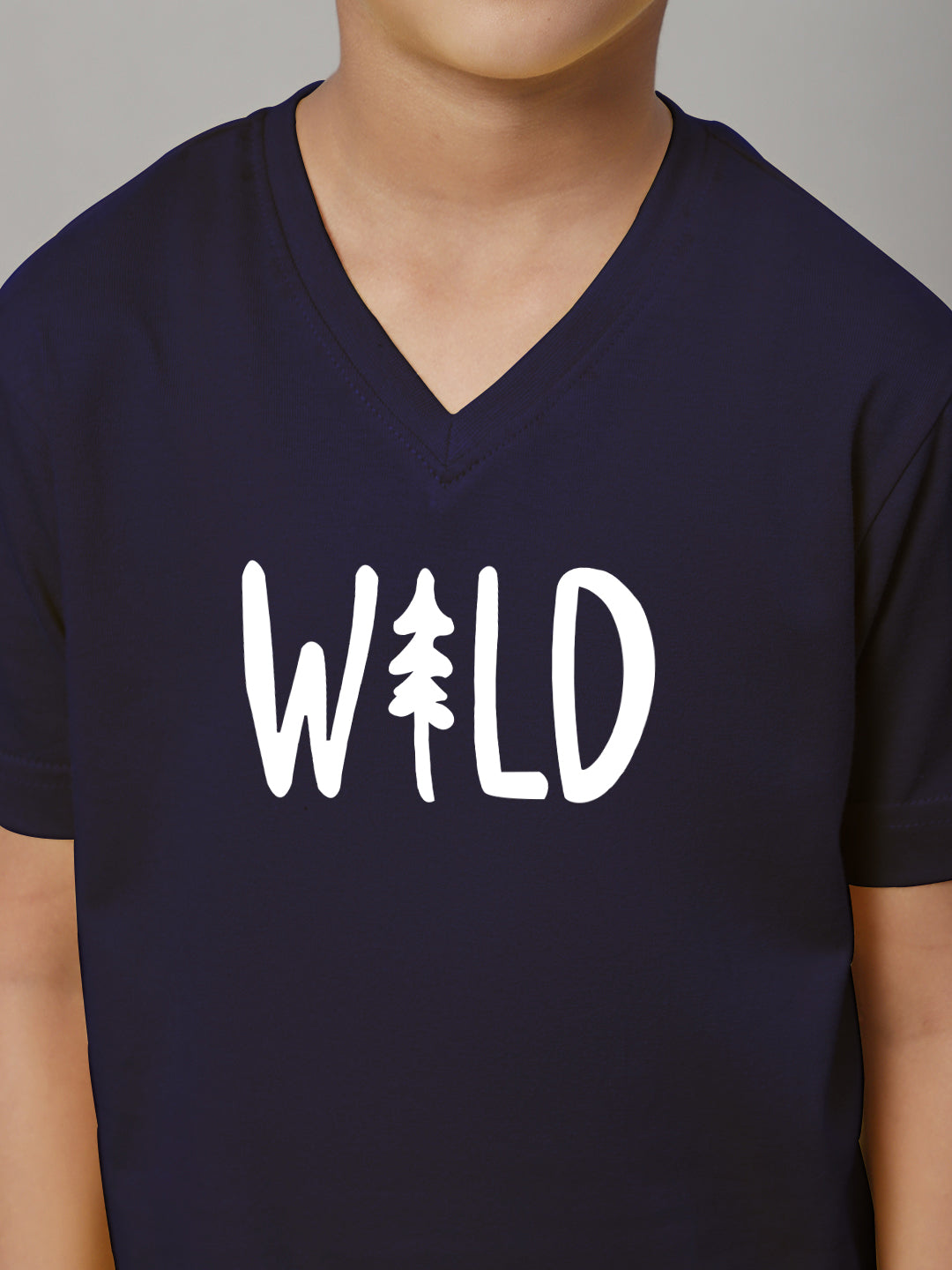 Boys Wild Half Sleeves Printed T-Shirt - Friskers