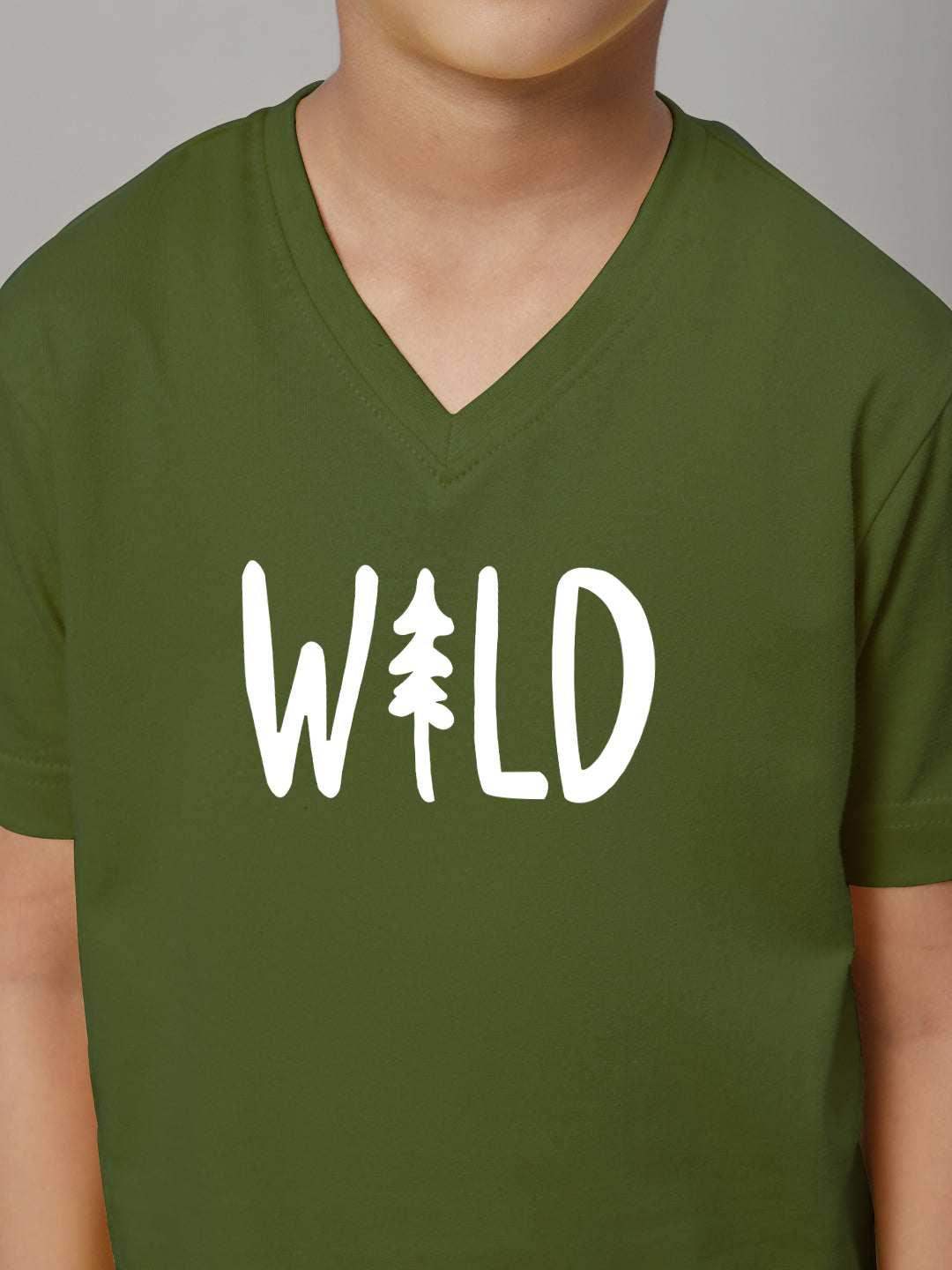 Boys Wild Half Sleeves Printed T-Shirt - Friskers