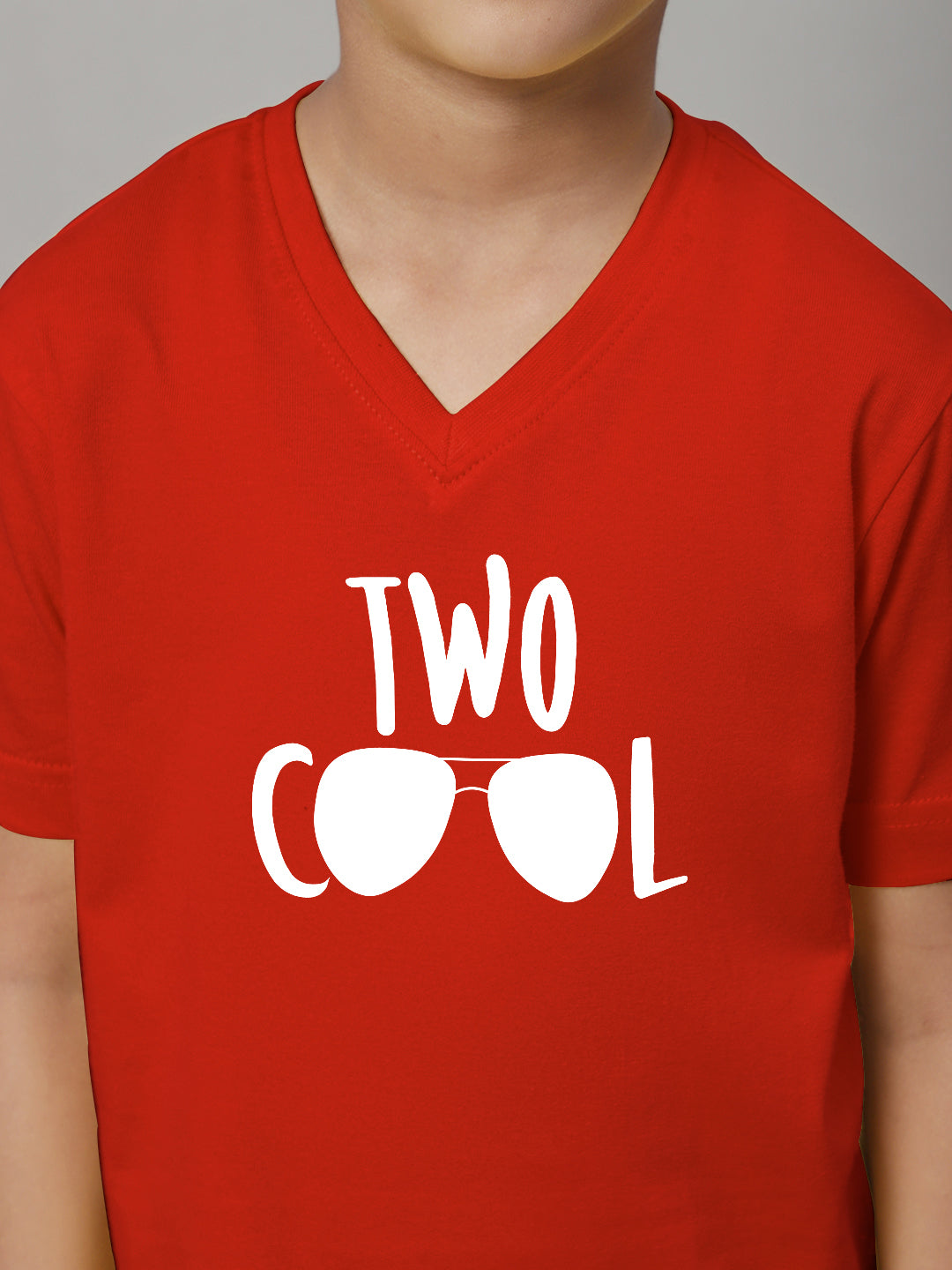 Boys Two Cool Half Sleeves Printed T-Shirt - Friskers