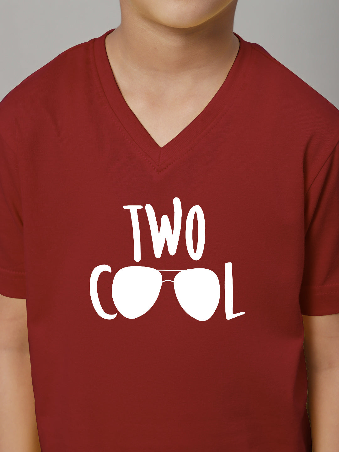 Boys Two Cool Half Sleeves Printed T-Shirt - Friskers