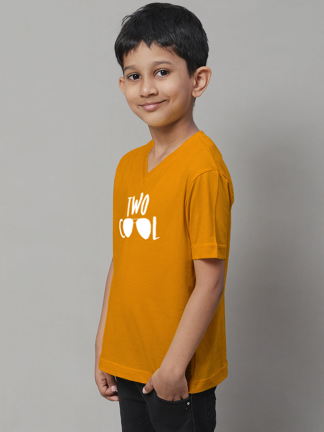 Boys Two Cool Half Sleeves Printed T-Shirt - Friskers
