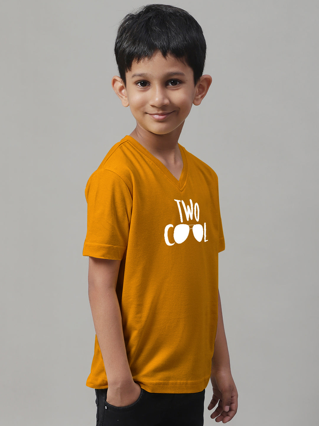Boys Two Cool Half Sleeves Printed T-Shirt - Friskers