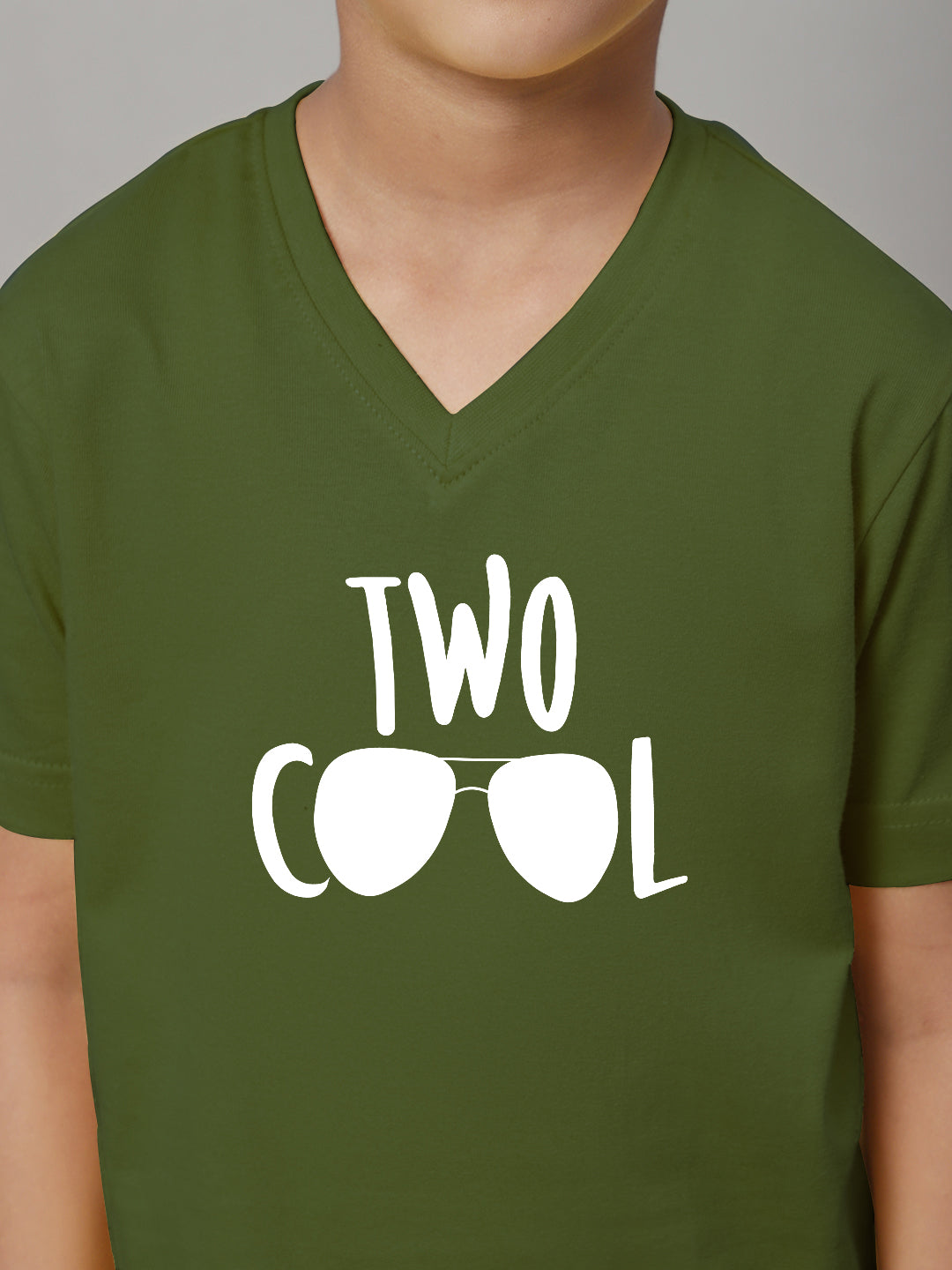 Boys Two Cool Half Sleeves Printed T-Shirt - Friskers
