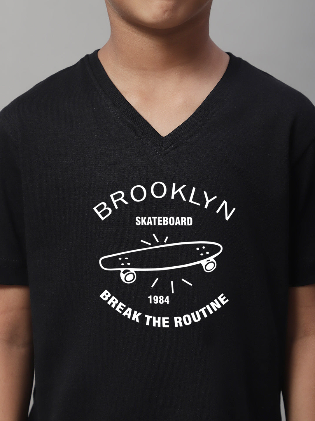 Boys Brooklyn Half Sleeves Printed T-Shirt - Friskers