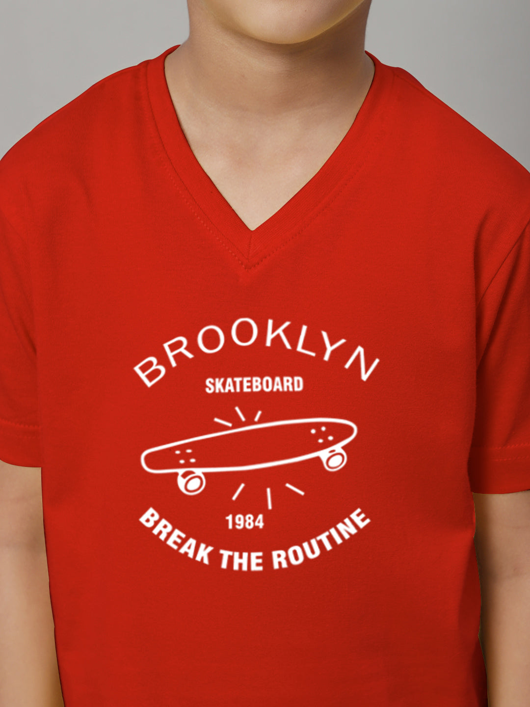 Boys Brooklyn Half Sleeves Printed T-Shirt - Friskers