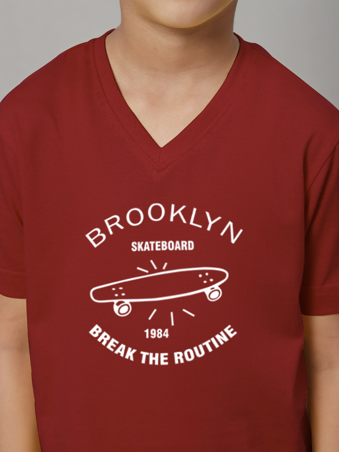 Boys Brooklyn Half Sleeves Printed T-Shirt - Friskers