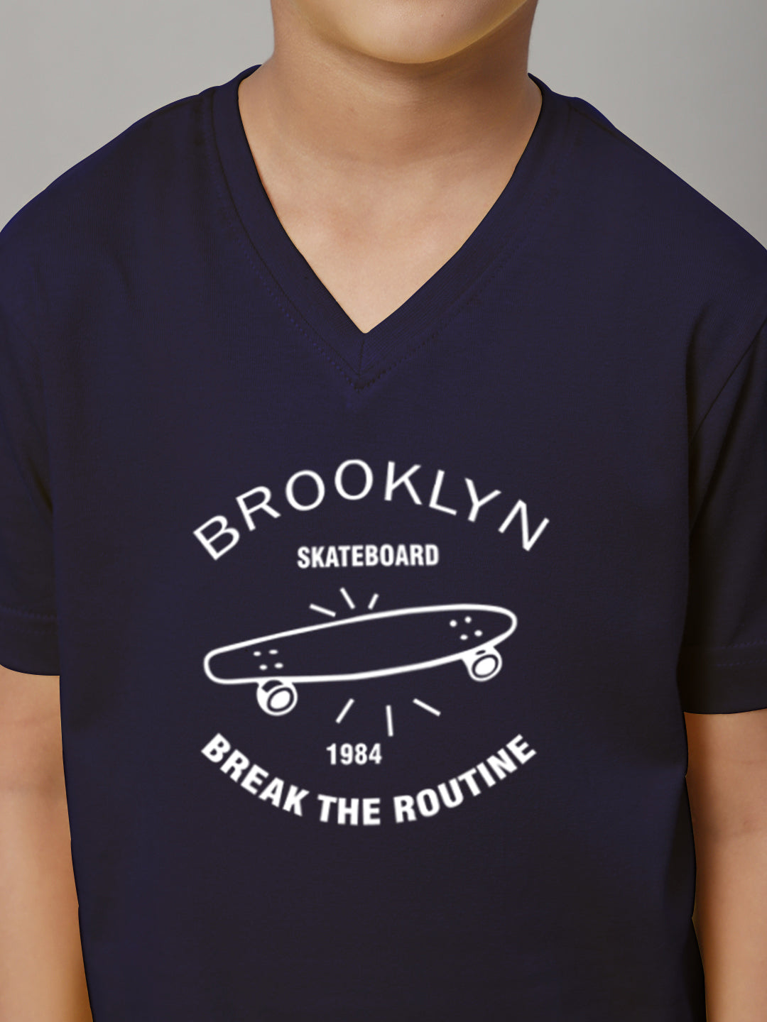 Boys Brooklyn Half Sleeves Printed T-Shirt - Friskers