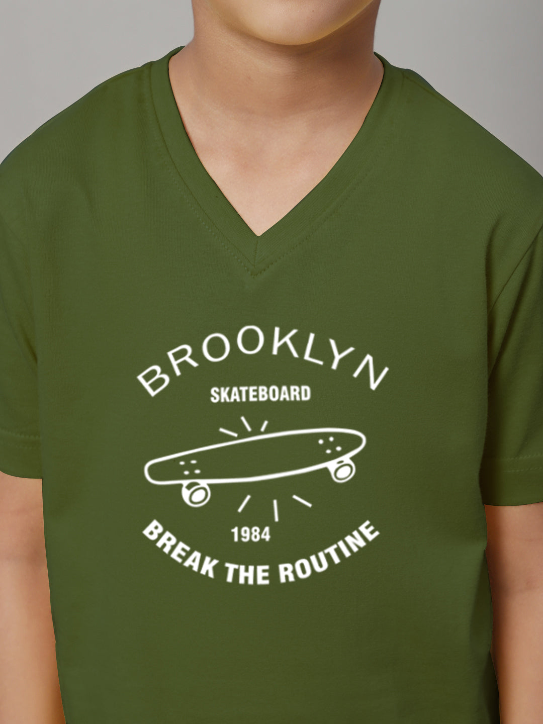 Boys Brooklyn Half Sleeves Printed T-Shirt - Friskers