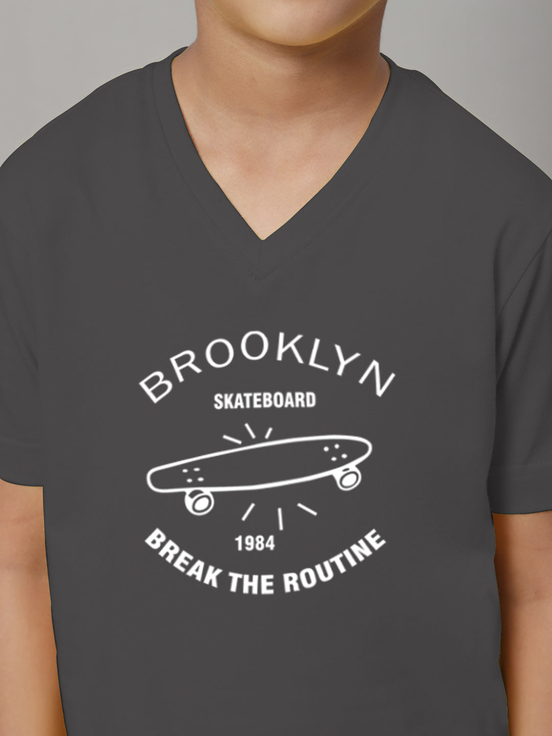 Boys Brooklyn Half Sleeves Printed T-Shirt - Friskers